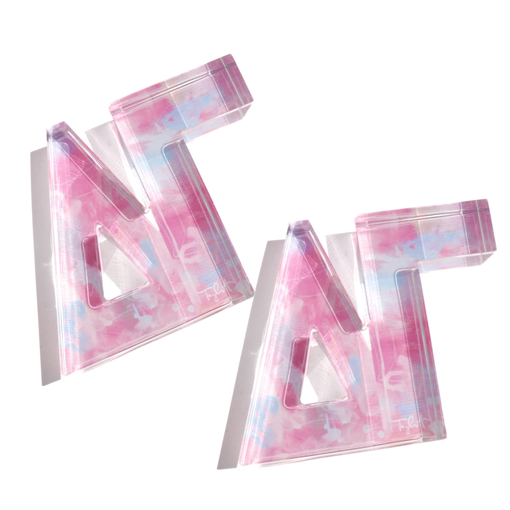 Delta Gamma Acrylic Letter Block
