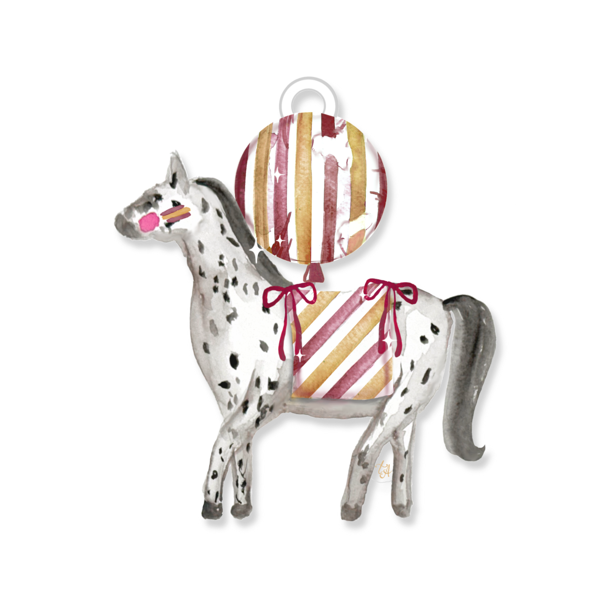 Tally Horse Ornament