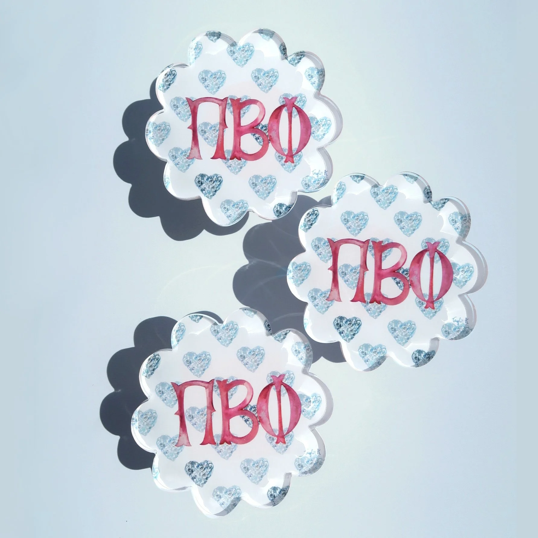 Acrylic Coaster - Pi Beta Phi
