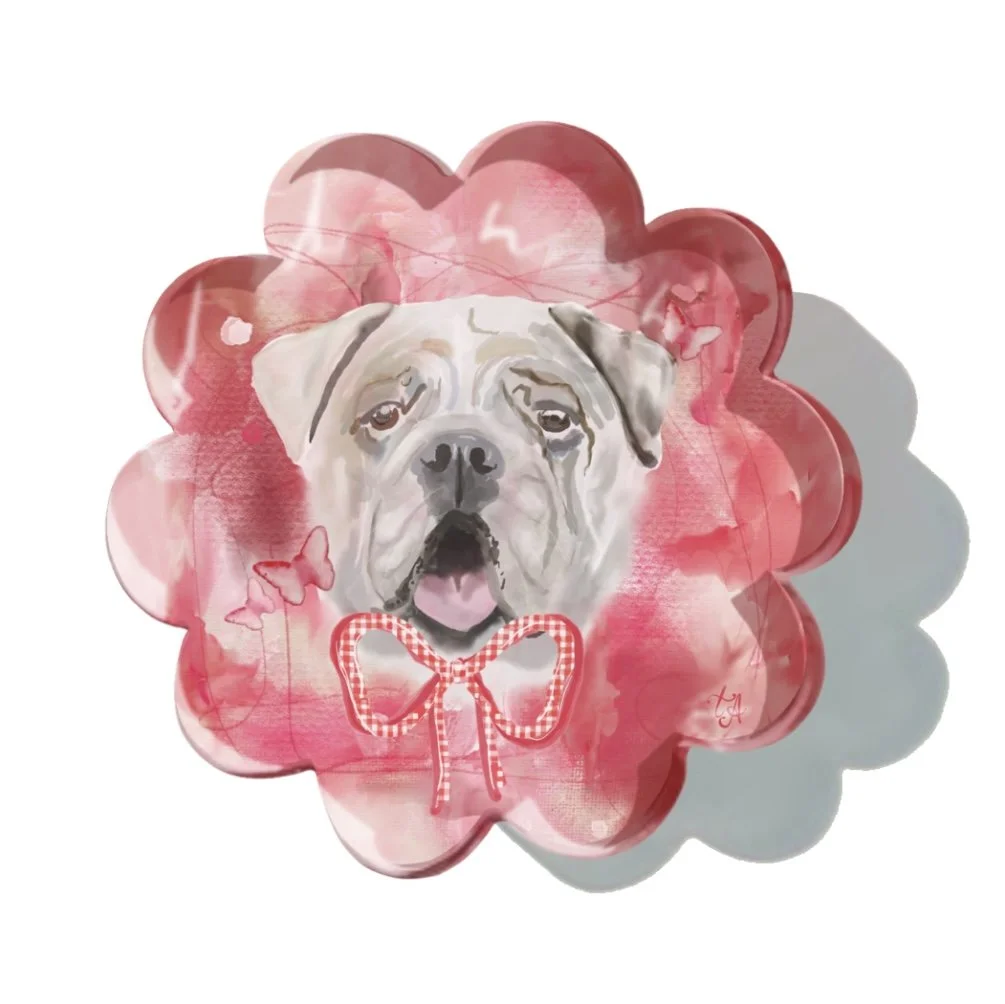 Bulldog Bubba Acrylic Coaster