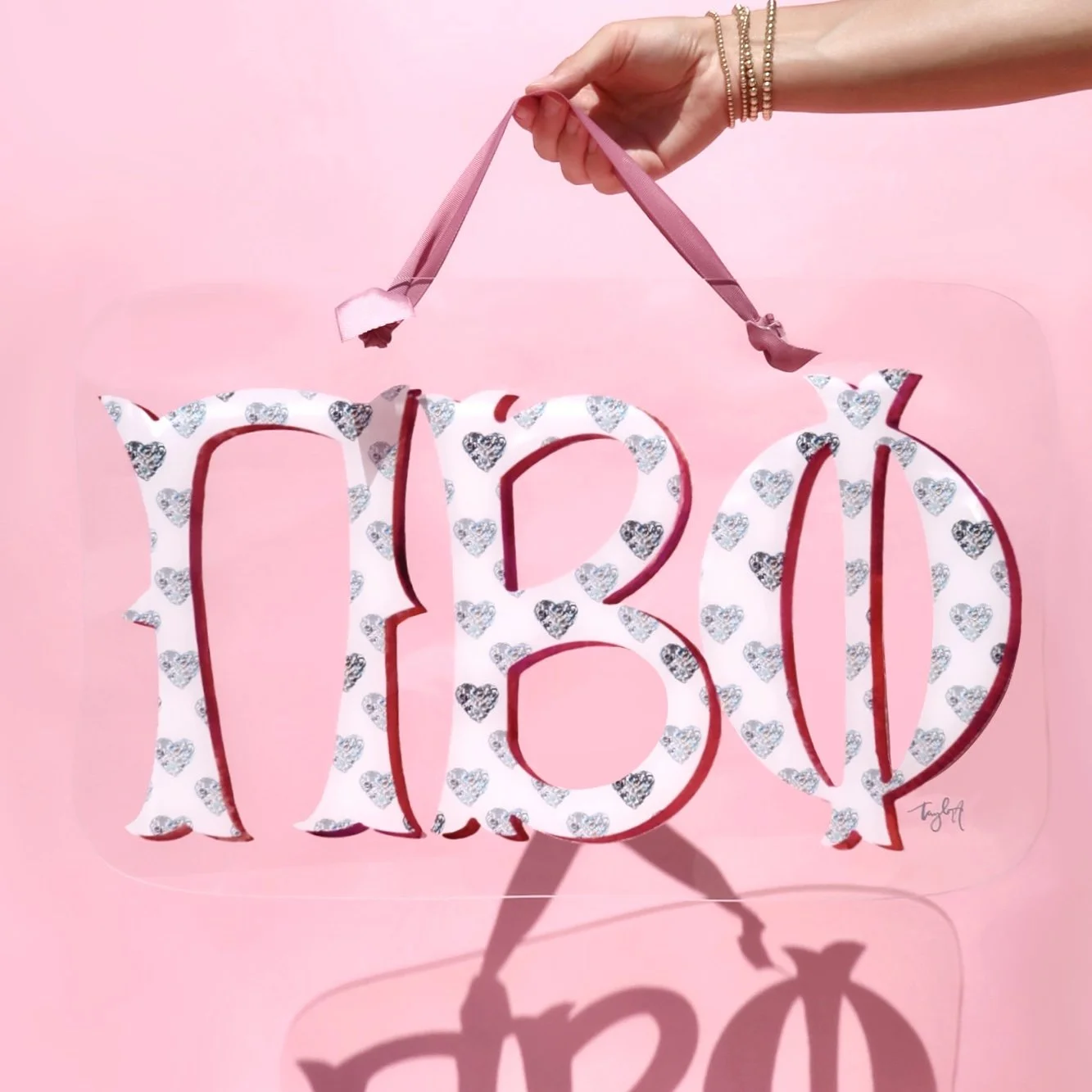 Door Hanger - Pi Beta Phi