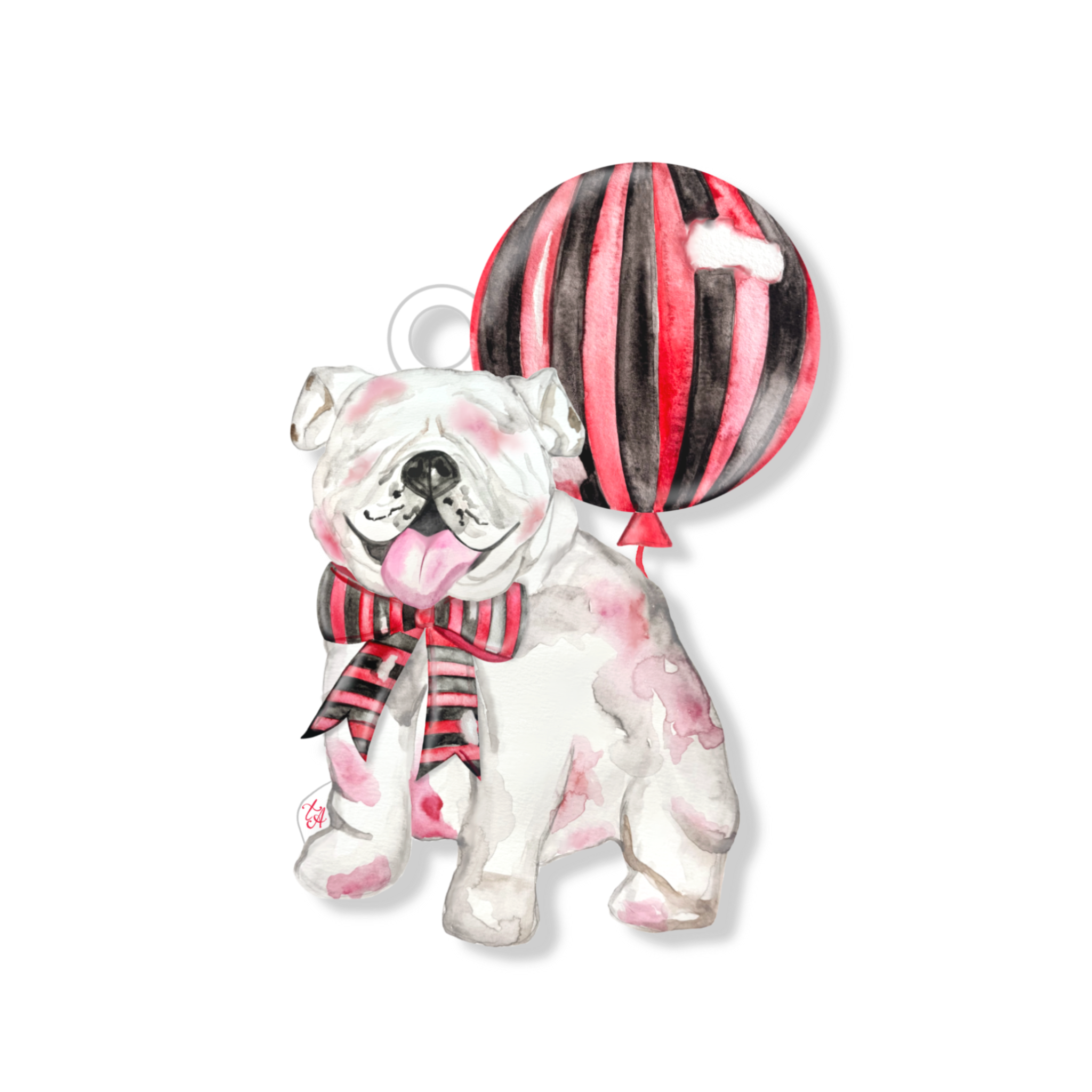 Bulldog Bubba Ornament