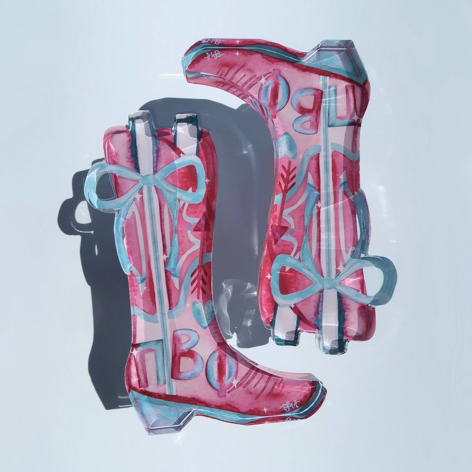 Acrylic Art Block - Pi Beta Phi