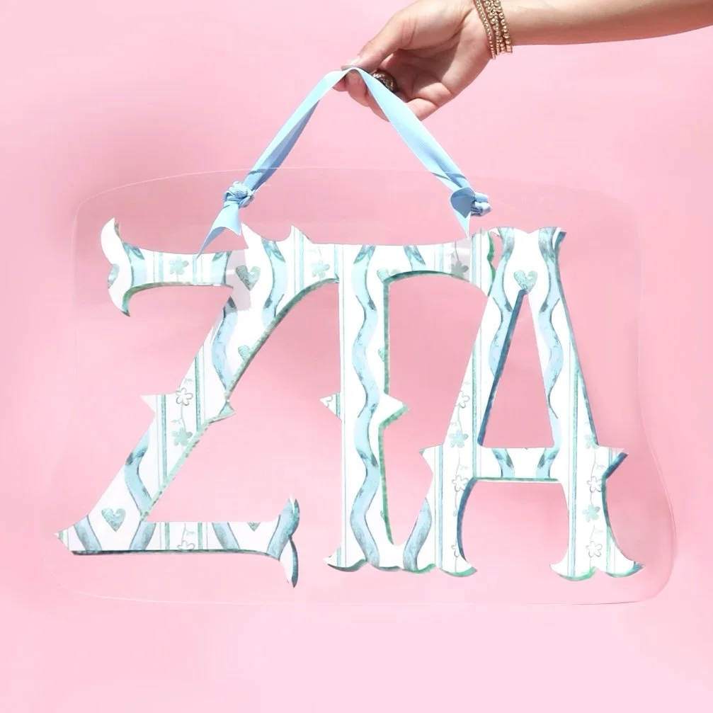 Door Hanger - Zeta Tau Alpha