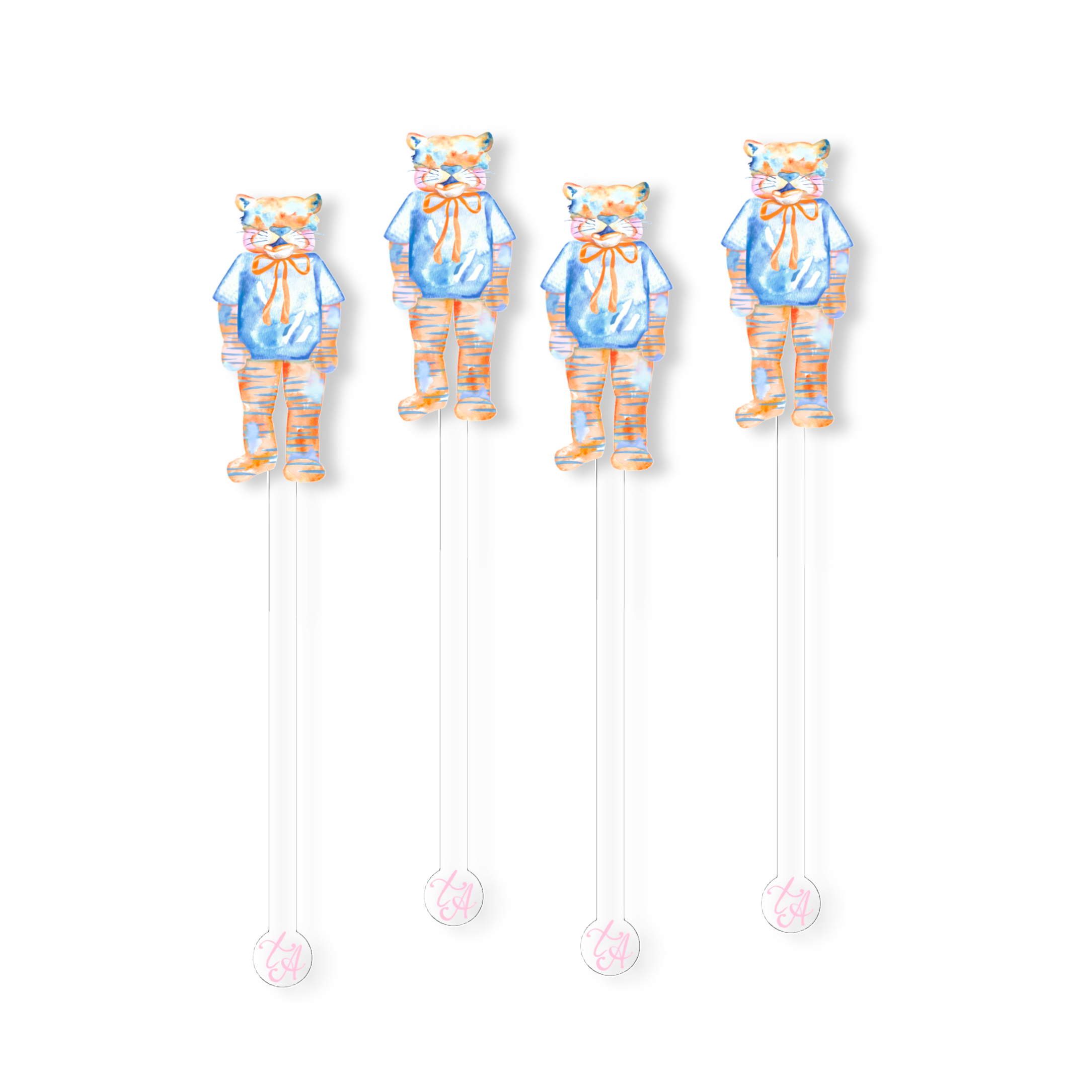 Tiger Stripes Stir Sticks