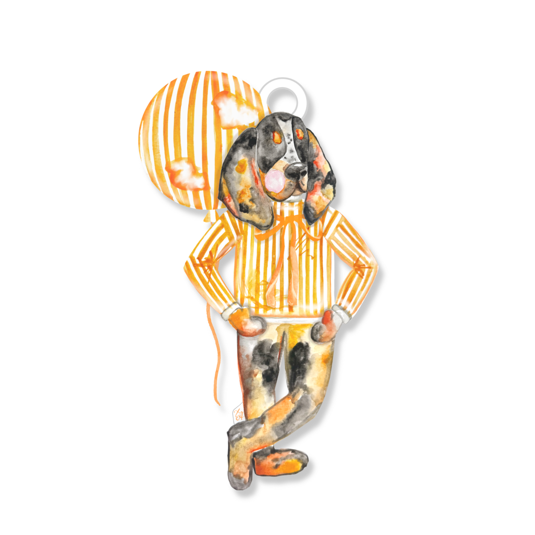 Happy Hound Ornament