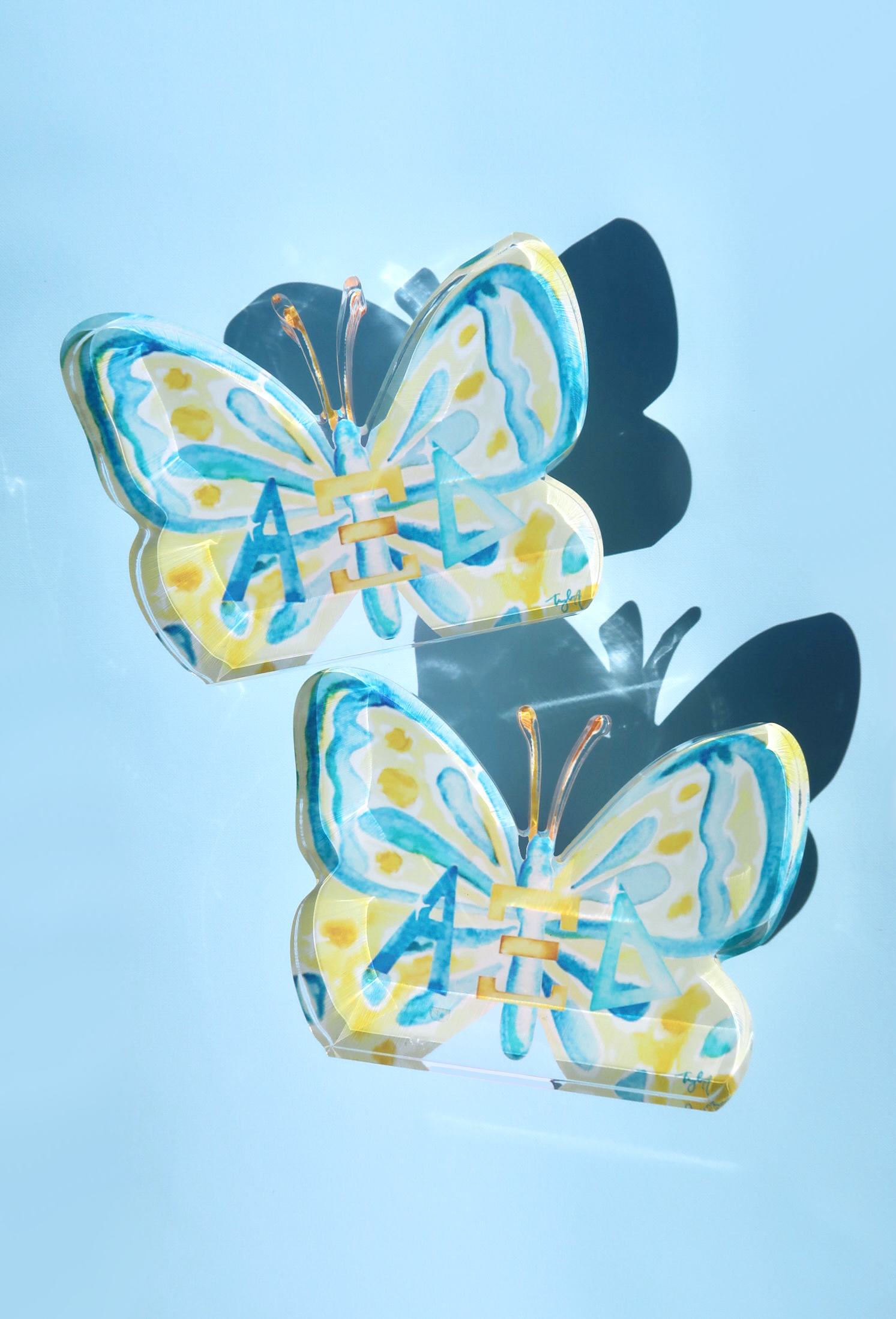 Acrylic Art Block - Alpha Xi Delta