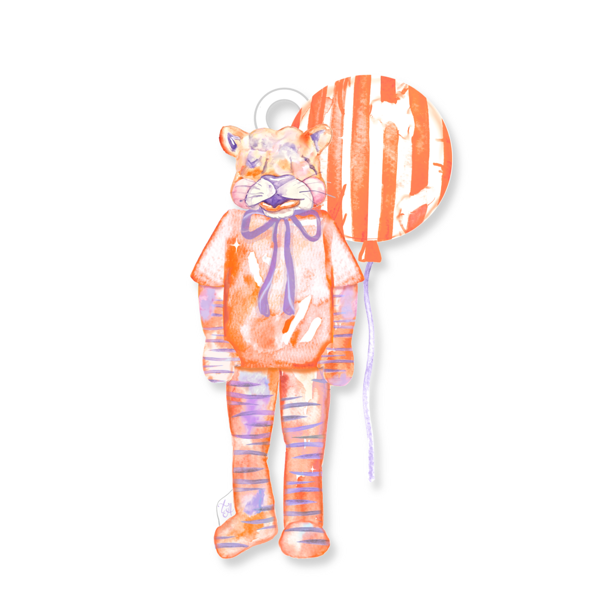 Carolina Cat Ornament