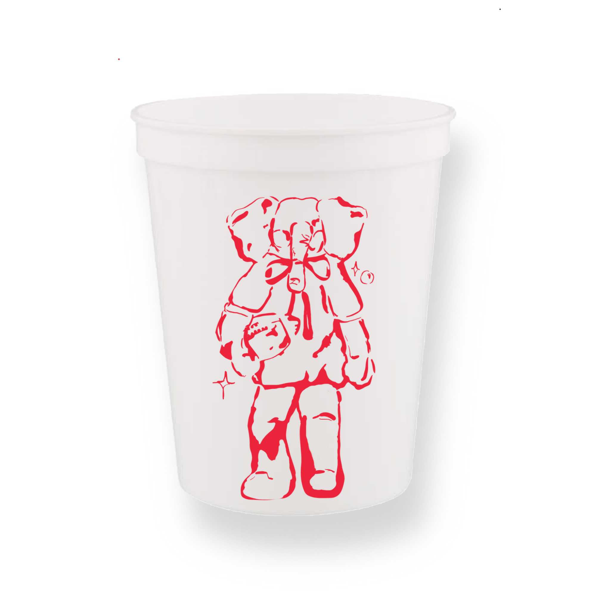 Red Elephant Cups