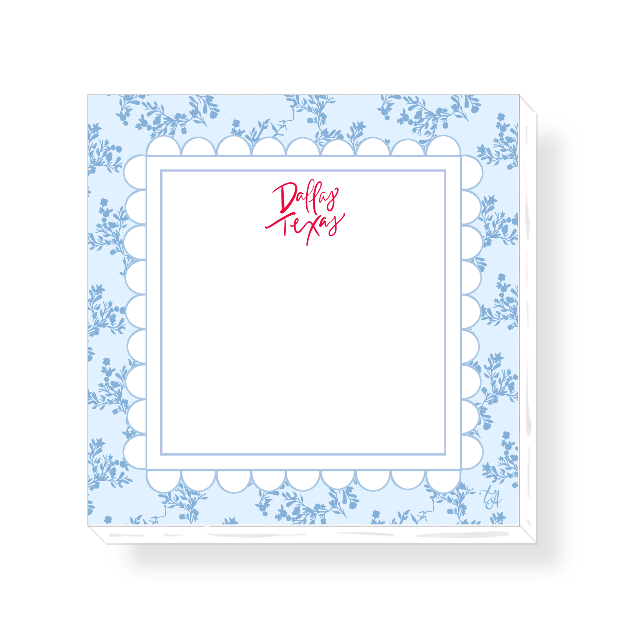 Dallas, TX Notepad