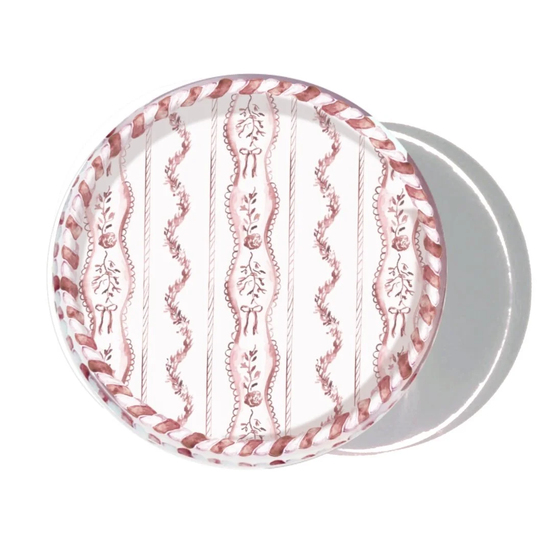 Red Print Coaster