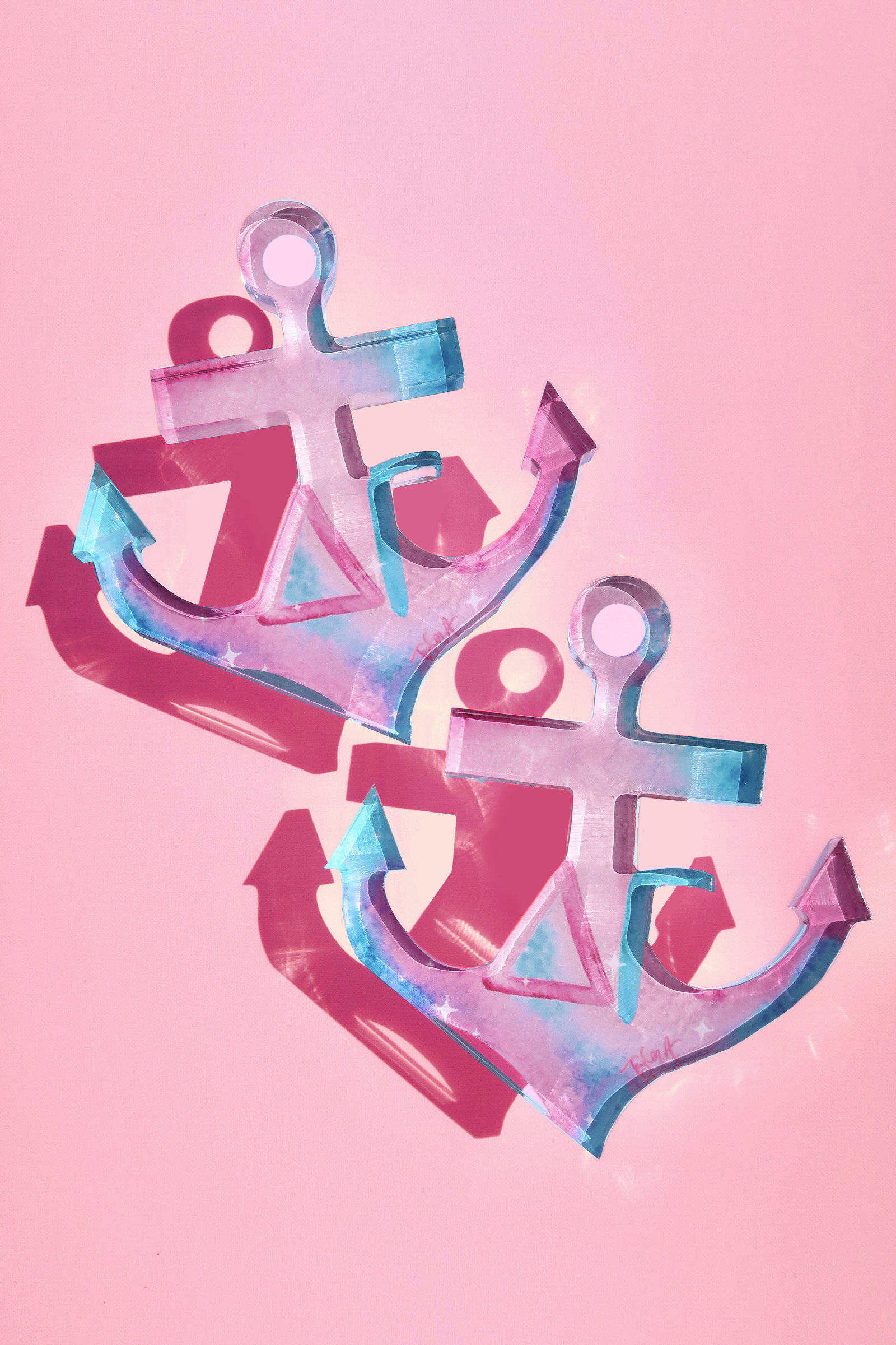 Acrylic Art Block - Delta Gamma