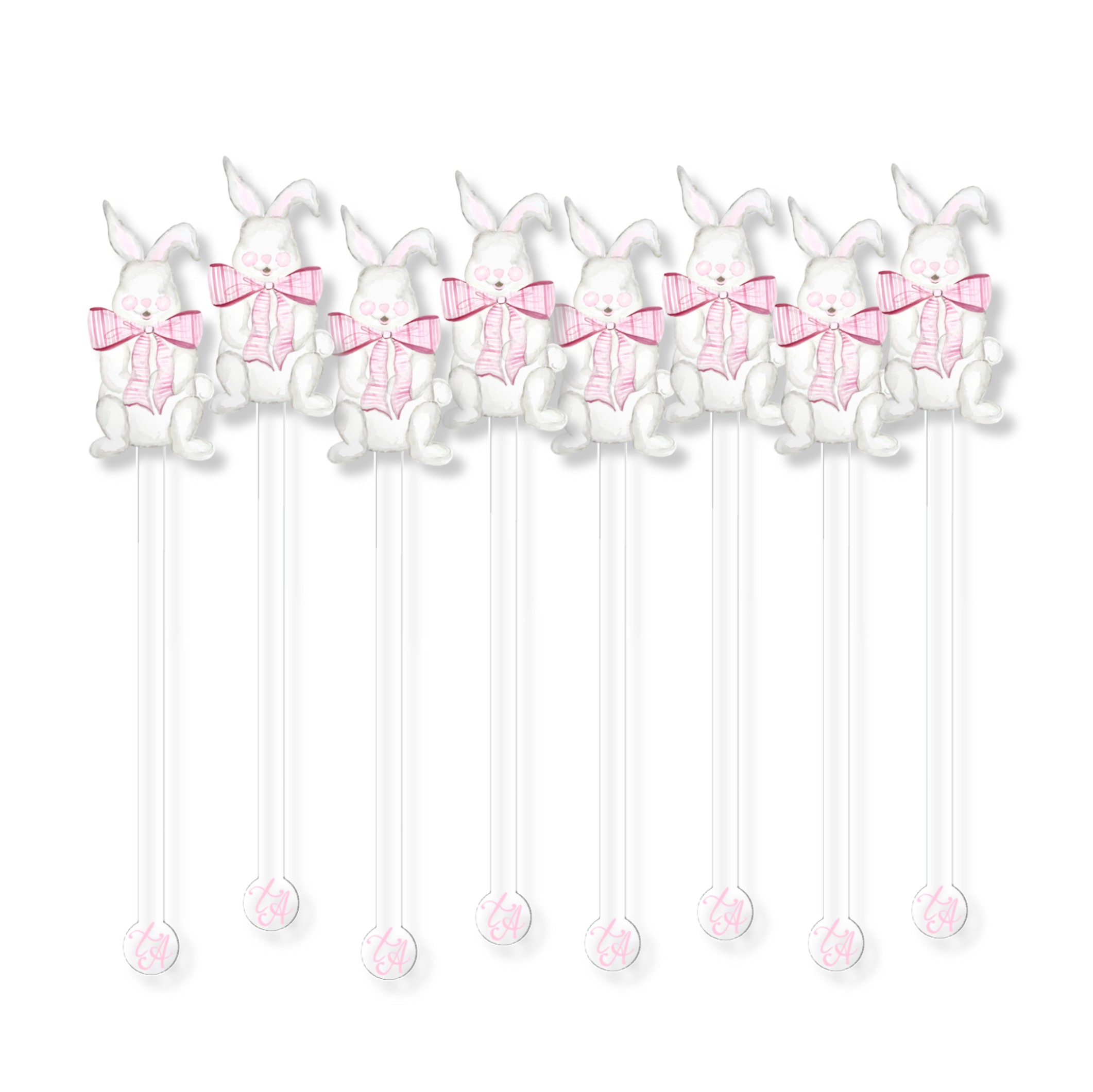 Bunny Stir Sticks Party Pack
