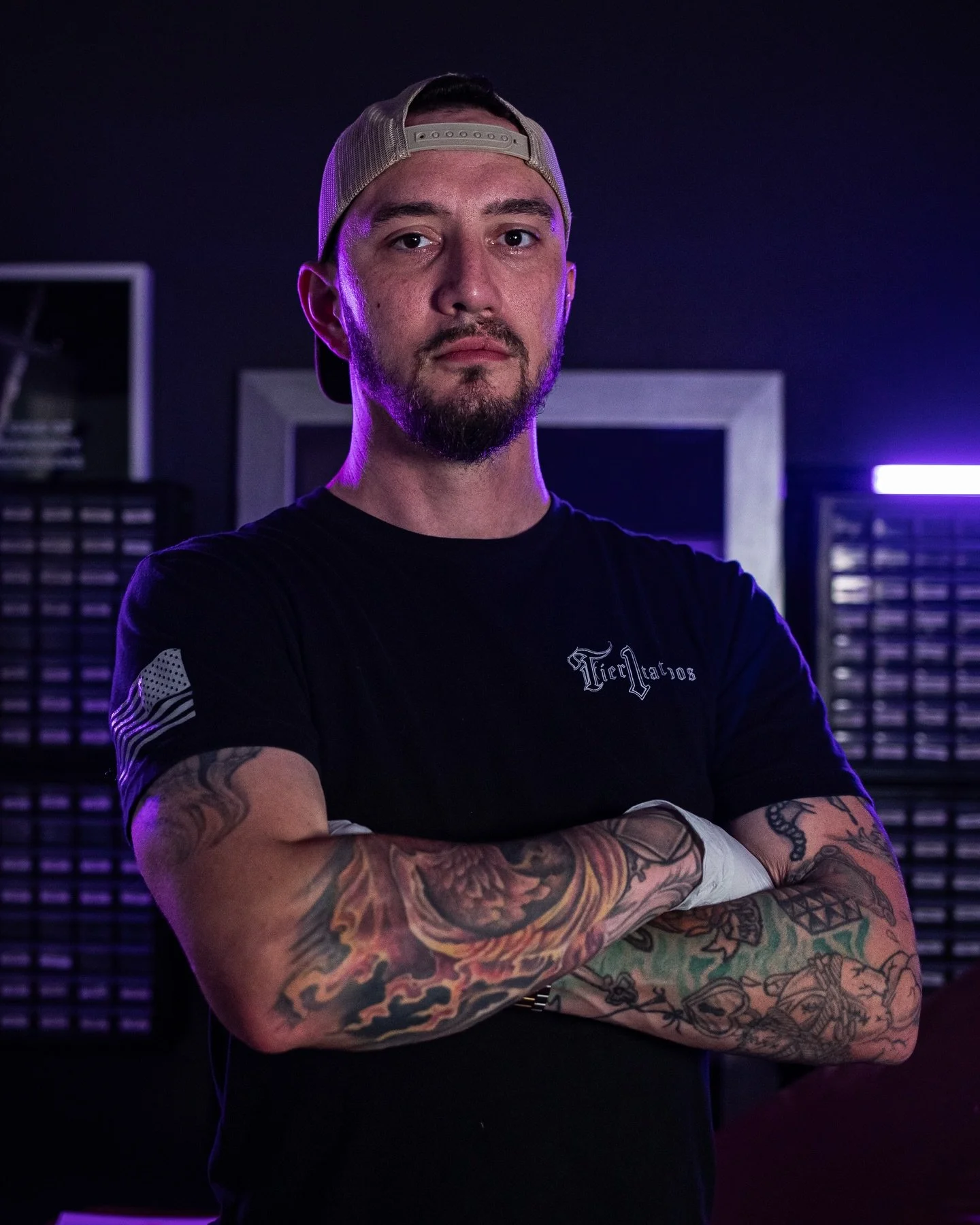 This project followed the same person through two very different environments &mdash; a firearm range day and a tattoo shop day.
The goal wasn&rsquo;t just to get good photos. It was to show range, identity, and credibility without forcing a narrativ
