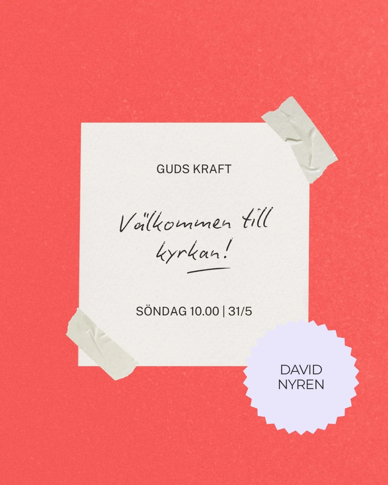 P&aring; S&ouml;ndag &auml;r du varm v&auml;lkommen att komma till kyrkan!

Vad g&ouml;r vi egentligen i kyrkan?
👉 Vi kommer dit f&ouml;r att m&ouml;ta Jesus men ocks&aring; varandra.
👉 Vi brukar b&ouml;rja med att prisa Jesus med s&aring;ng och mu