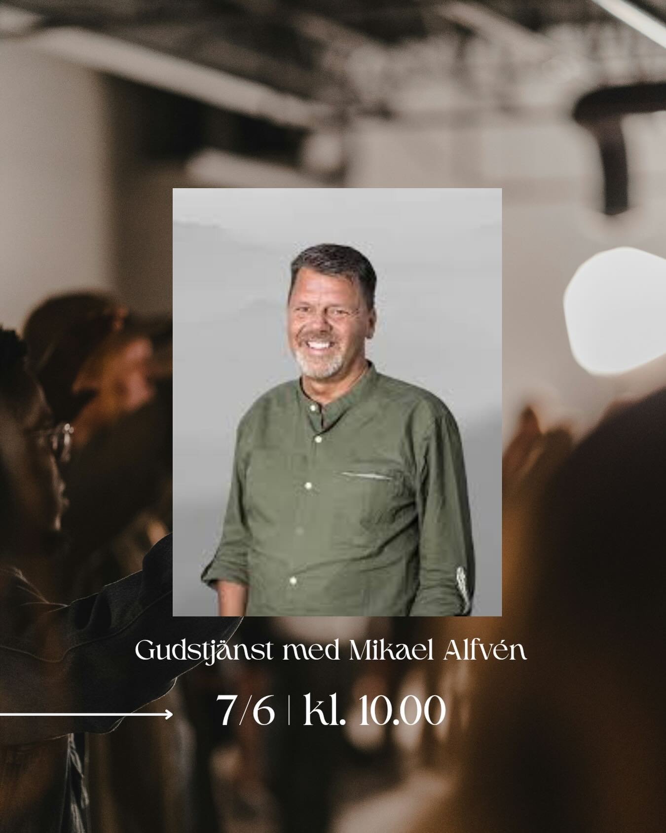 P&aring; S&ouml;ndag 7/6 kommer en k&auml;r v&auml;n p&aring; bes&ouml;k, Mikael Alfv&eacute;n.

V&auml;lkommen! Kyrkan &auml;r &ouml;ppen f&ouml;r alla❤️