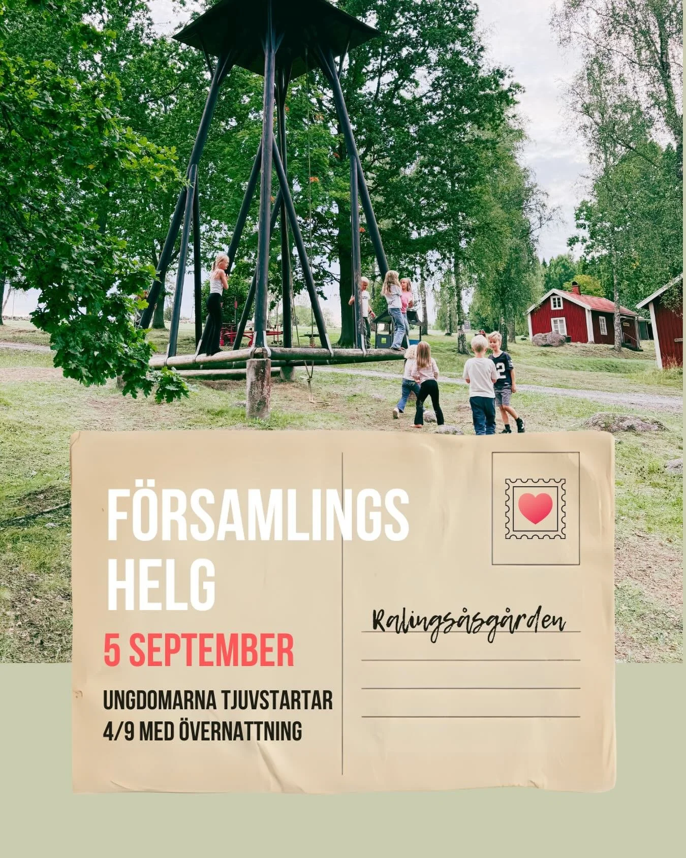 Vi k&ouml;r en favorit i repris i &aring;r, men levlar up en niv&aring;🔝 Vi ser s&aring; fram emot att dela gemenskapen med f&ouml;rsamlingen❤️

Skriv in i din kalender s&aring; kommer mer info p&aring; hemsidan och i din inkorg fram&ouml;ver📩
