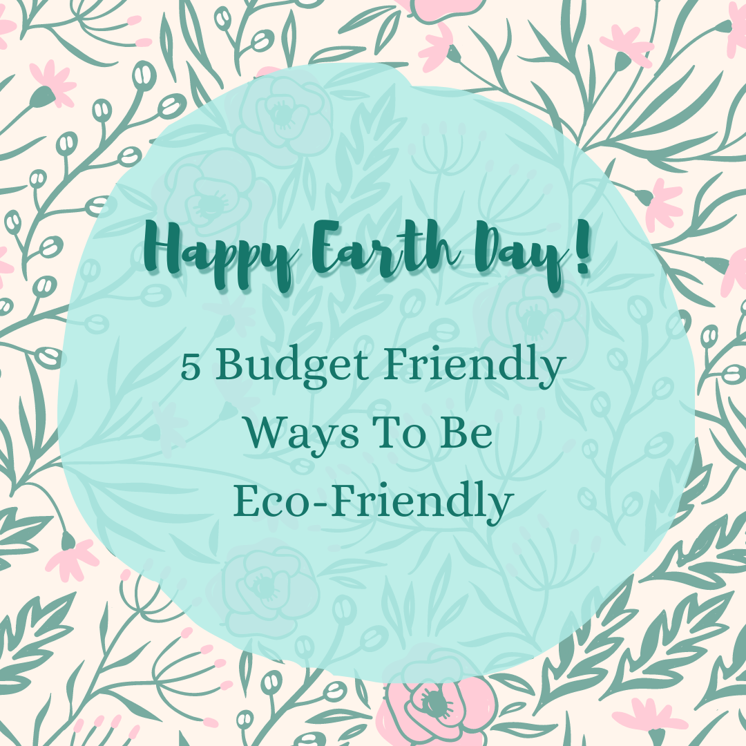 5 Budget Friendly Ways To Be Eco-Friendly