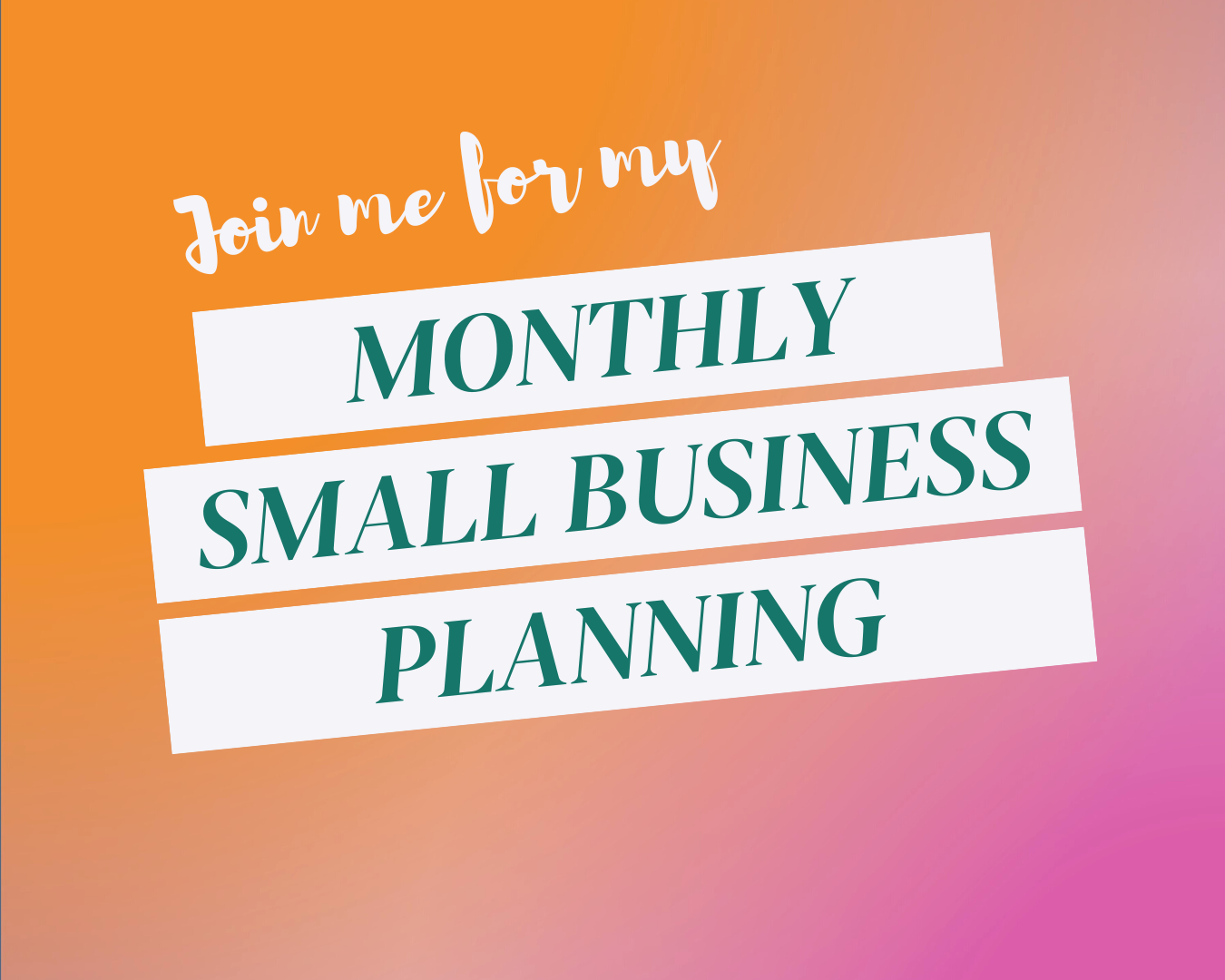 October Planning