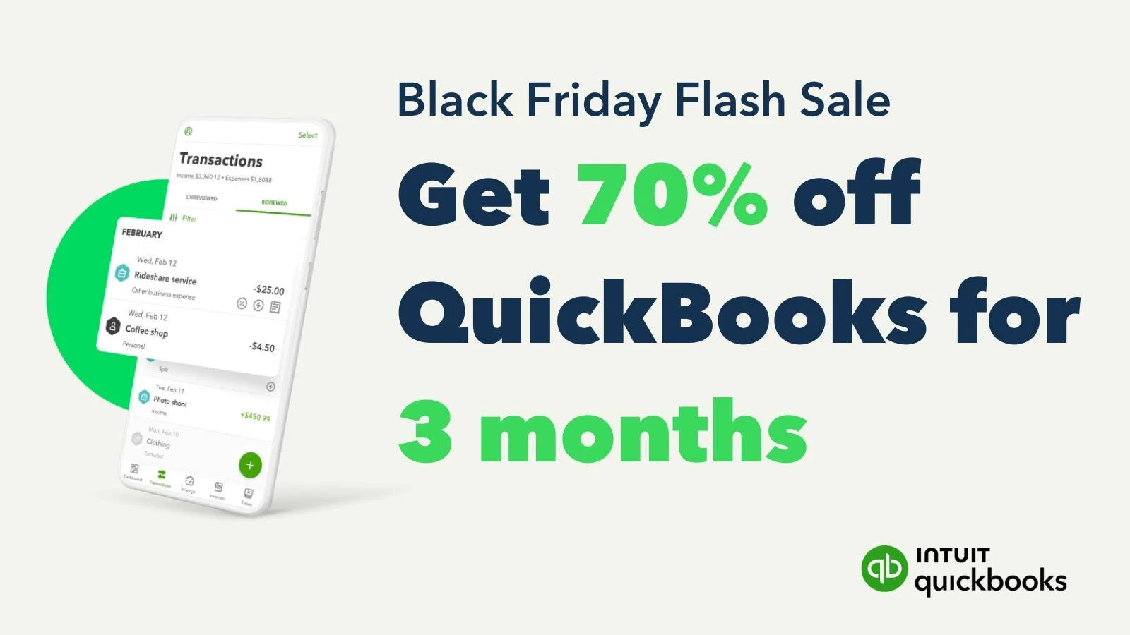 🚀 FLASH SALE: Get 70% Off QuickBooks Online for 3 Months!

If you&rsquo;re ready to streamline your finances, improve accuracy, and manage your business like a pro, this deal is too good to miss. QuickBooks Online gives you powerful tools to track i