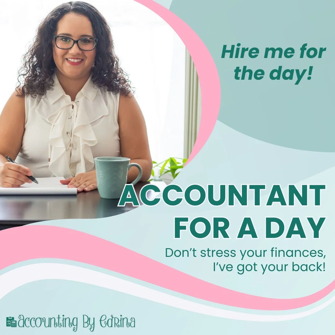 💡Feeling stuck in your business finances? You don&rsquo;t have to do it alone.

👩🏽&zwj;💻 Hire me as your Accountant For A Day!

With my expert eye in both accounting and business analysis, I&rsquo;ll help you see the full picture &mdash; not just