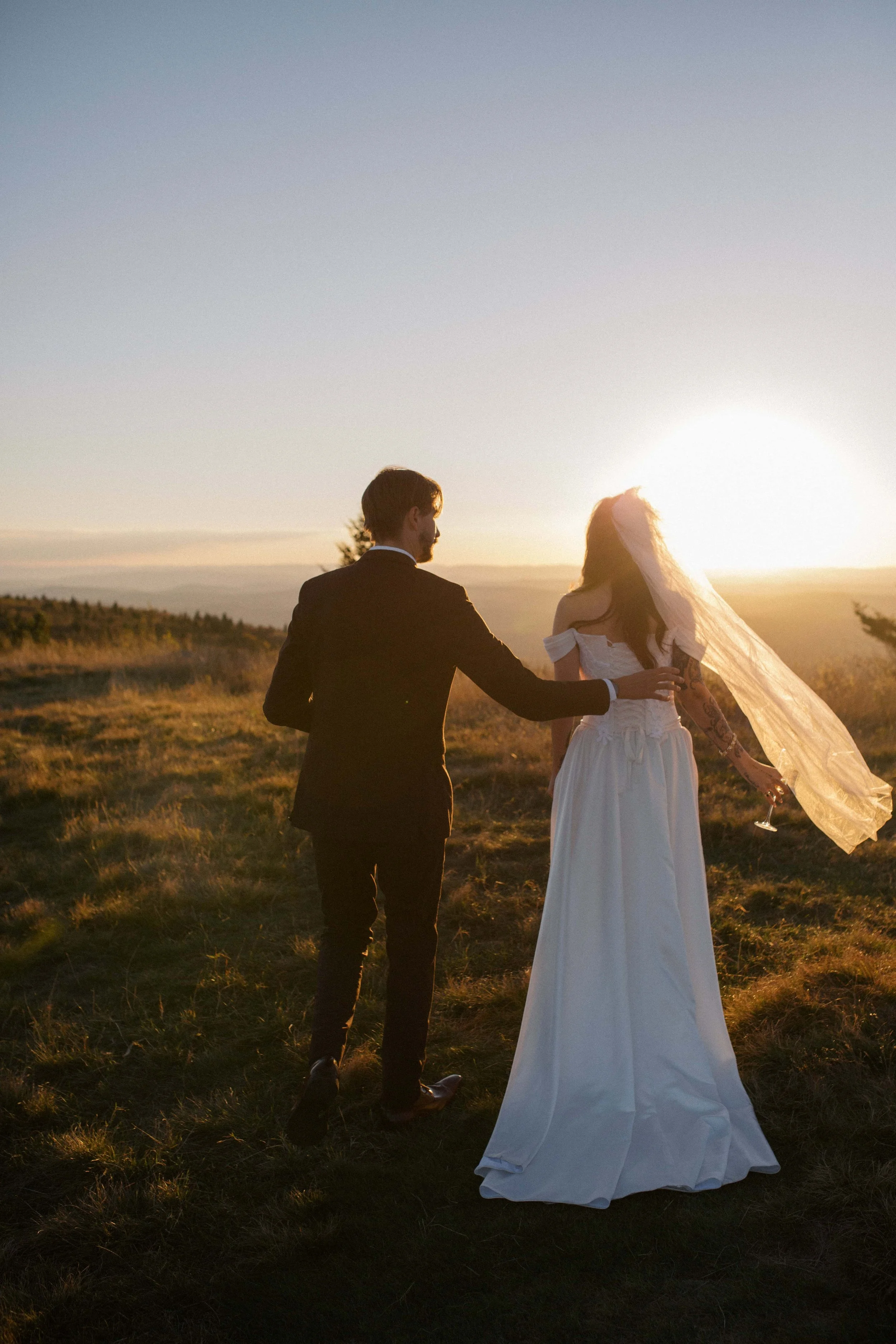 A dreamy, fall elopement at Spruce Knob in West Virginia