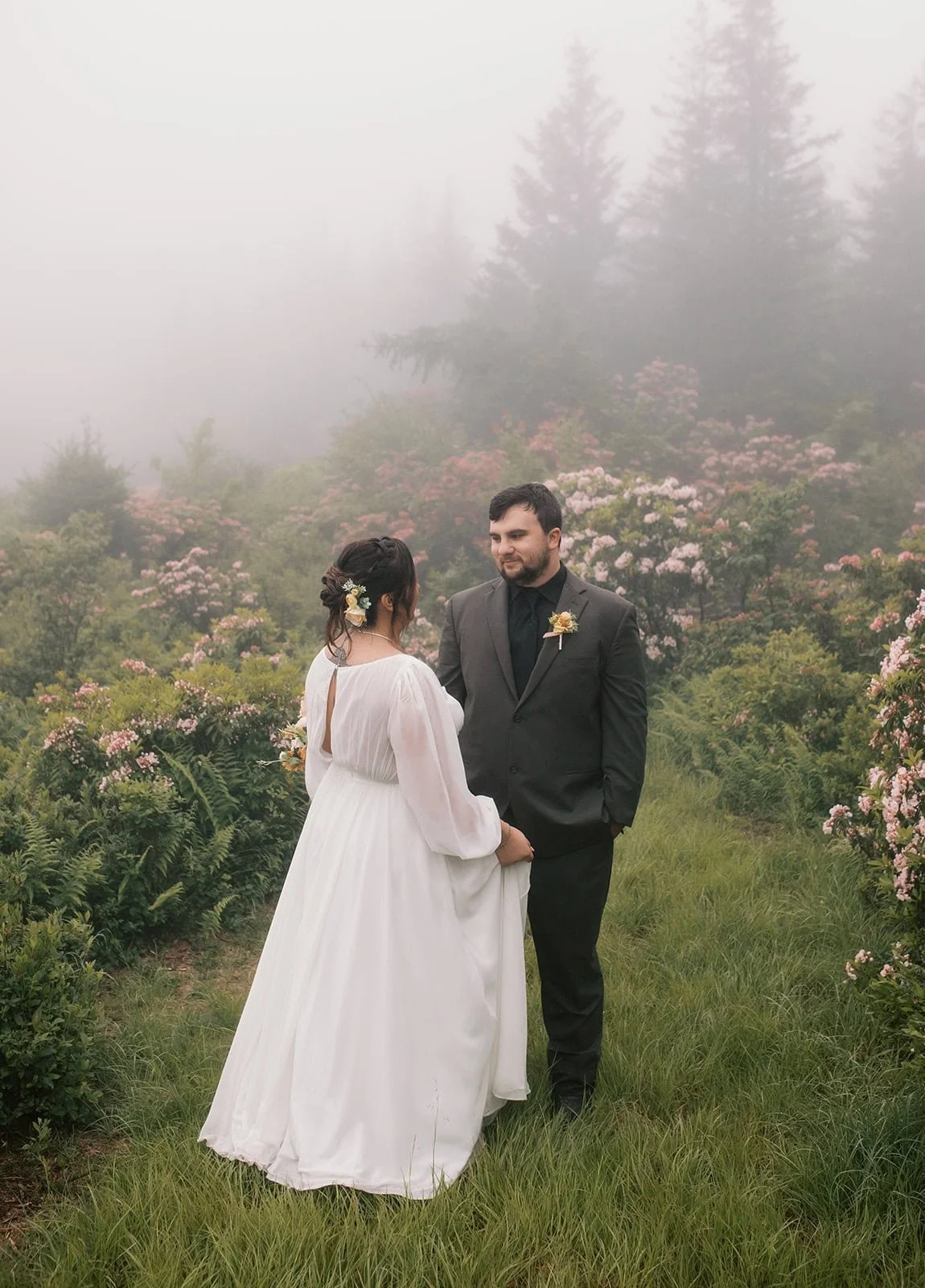 Foggy Spring Elopement at Dolly Sods in West Virginia