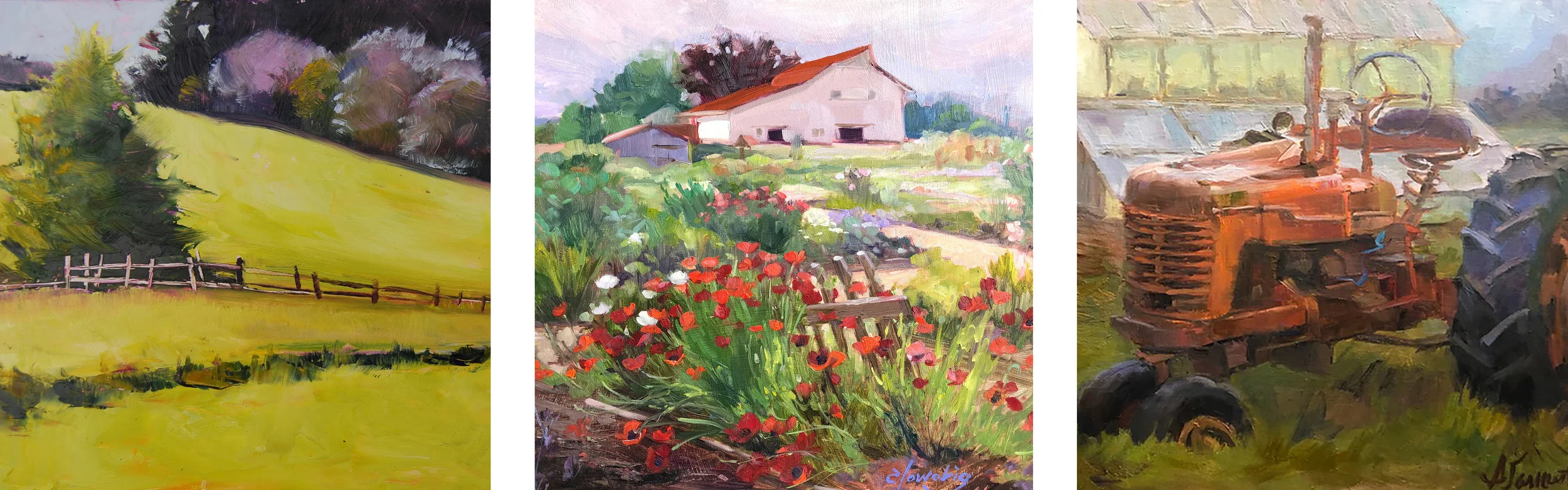 The Luscher property is inspiration for many artists whose works are exhibited at the Lake Oswego Arts Council’s Chronicle Plein Air event every year.