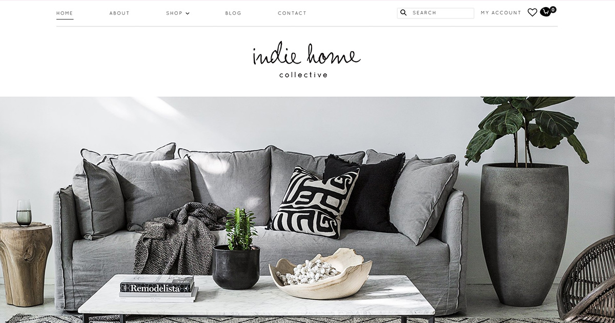 Indie Home Collective: Homewares — eCommerce