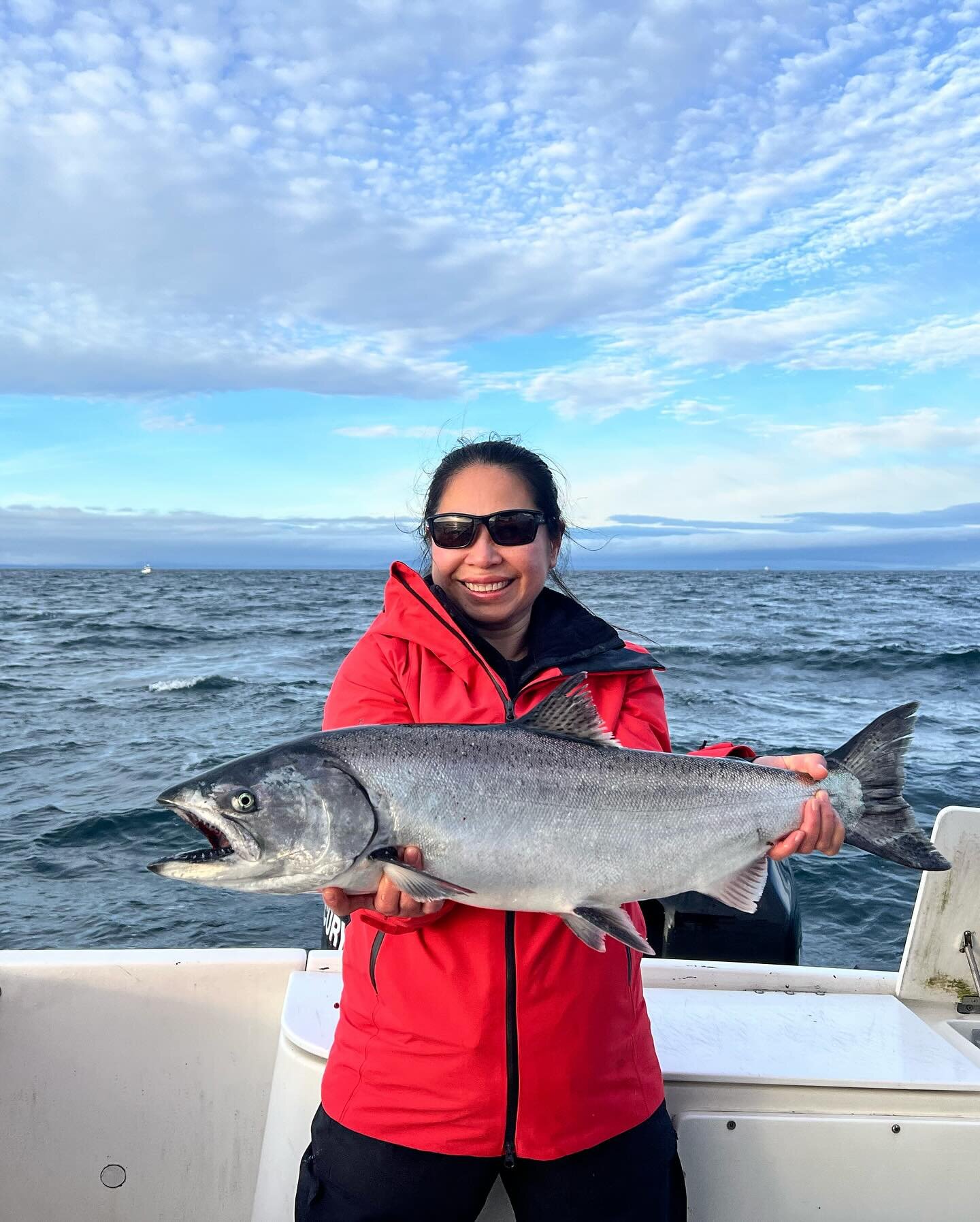 Great morning yesterday with this crew! One beautiful hatchery to go home with and a good wild release. #chinooksalmon #tourismvic #westcoast #yyj #bc