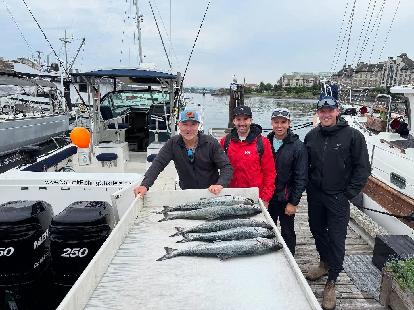Great trip with @danebroere and guests! #chinooksalmon #cohosalmon #tourismvictoria #bc #westcoast #yyj