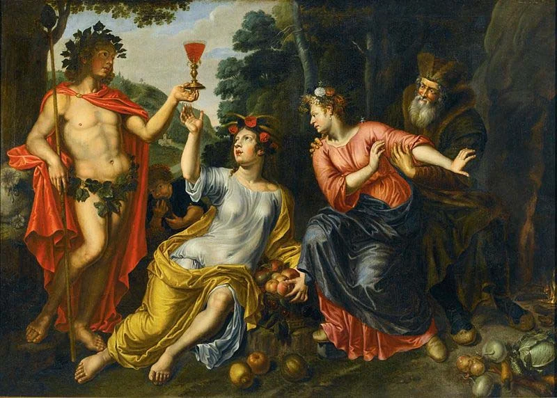Bacchus, Ceres, Proserpina, and Pluto by Pieter van Lint