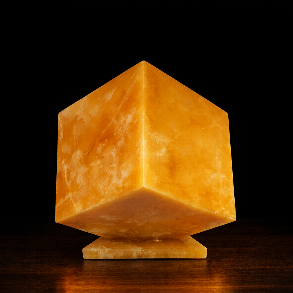 Honey Onyx Stone Table Lamp