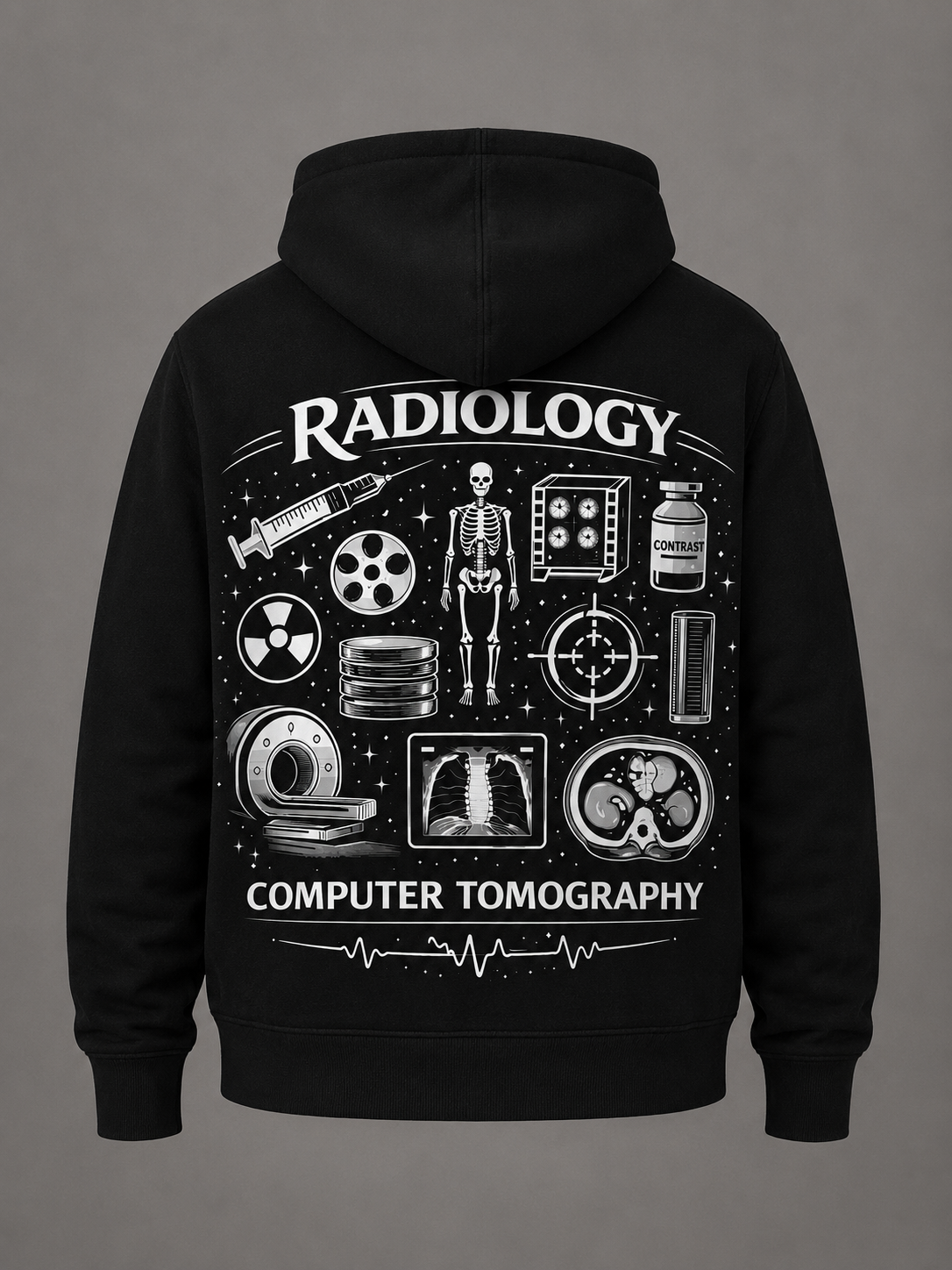 CT Radiology Zip-Up Hoodie