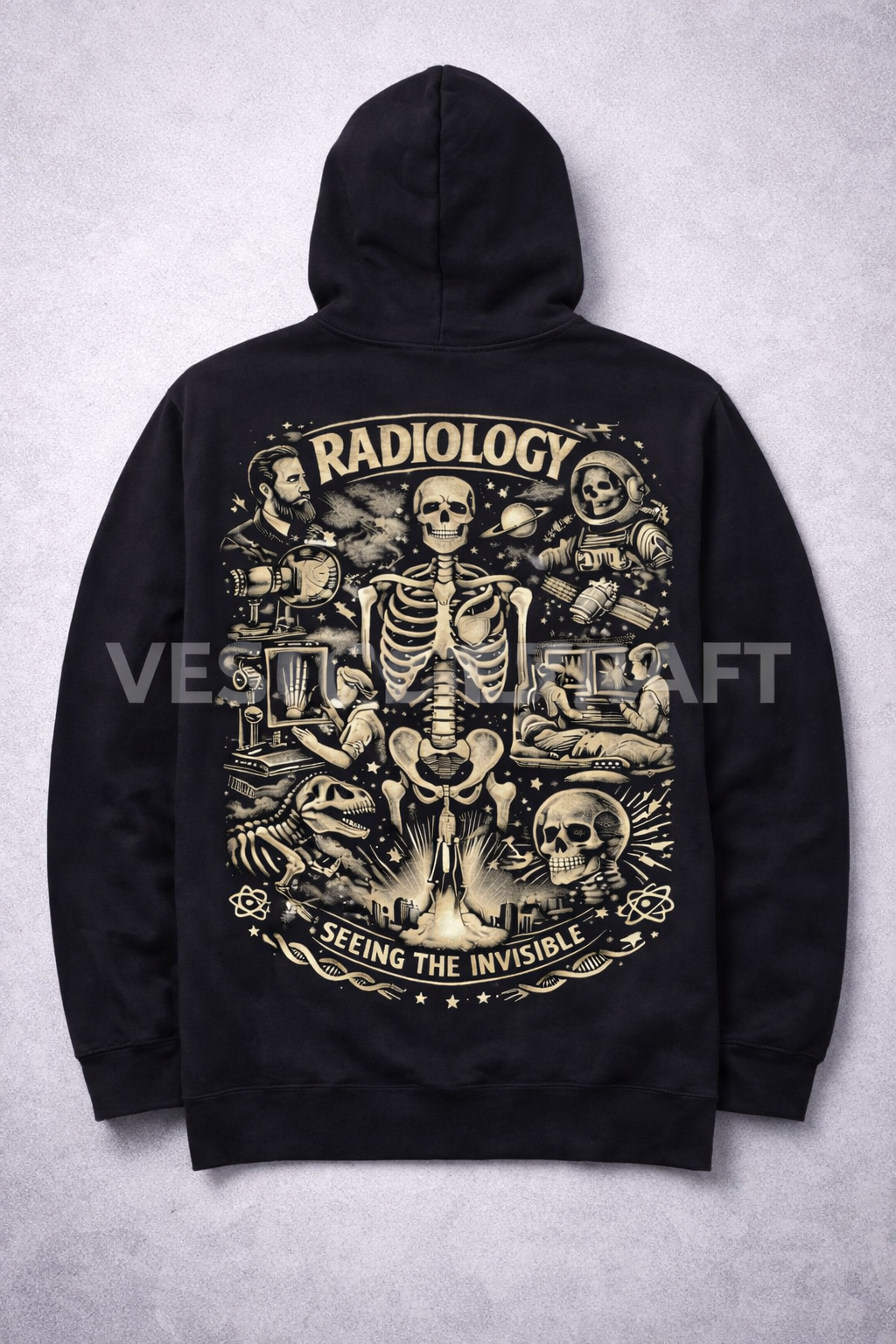 Seeing the Invisible — Radiology Hoodie | Pullover or Zip-Up | Unisex