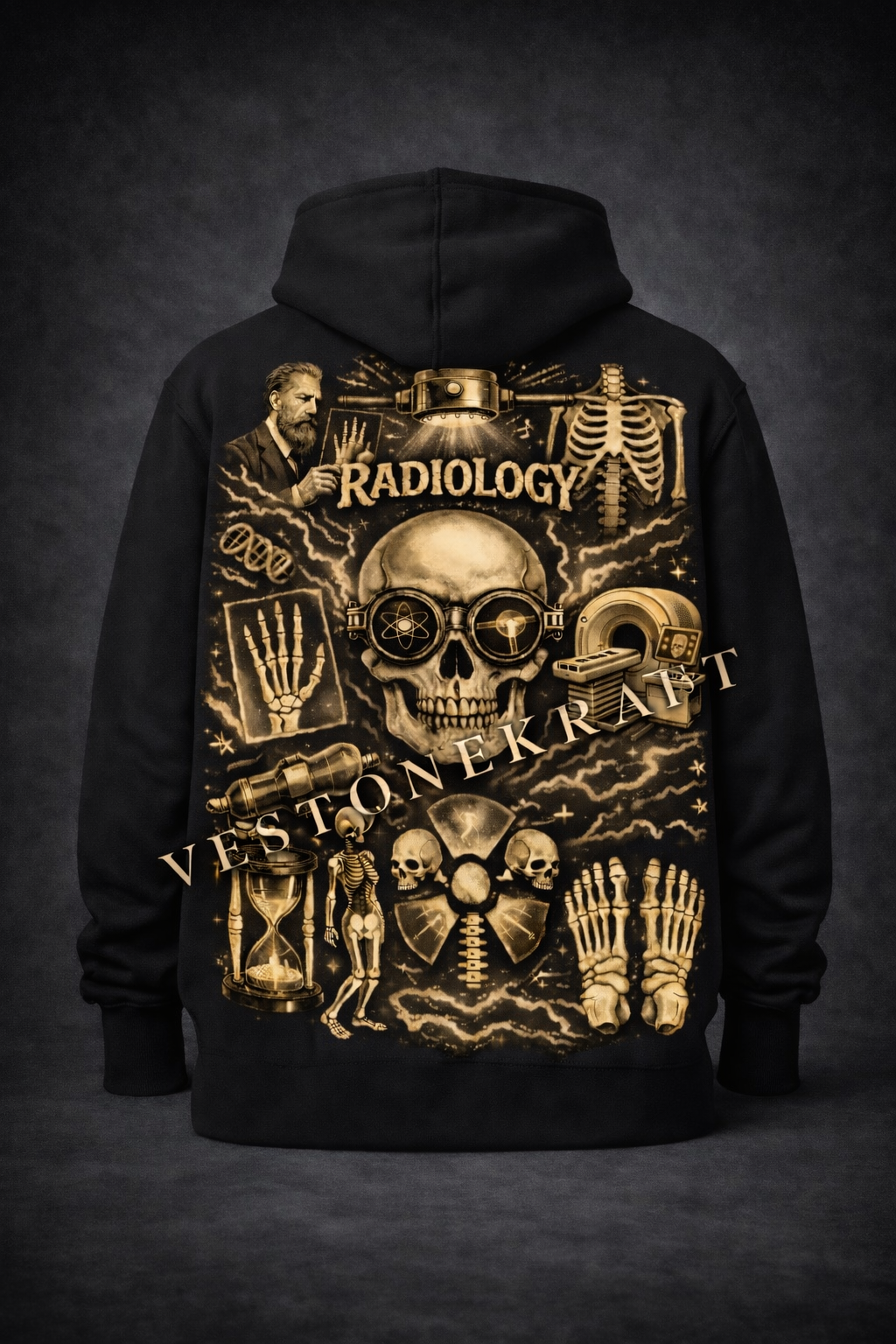 Radiology Legacy Hoodie — Sepia Edition