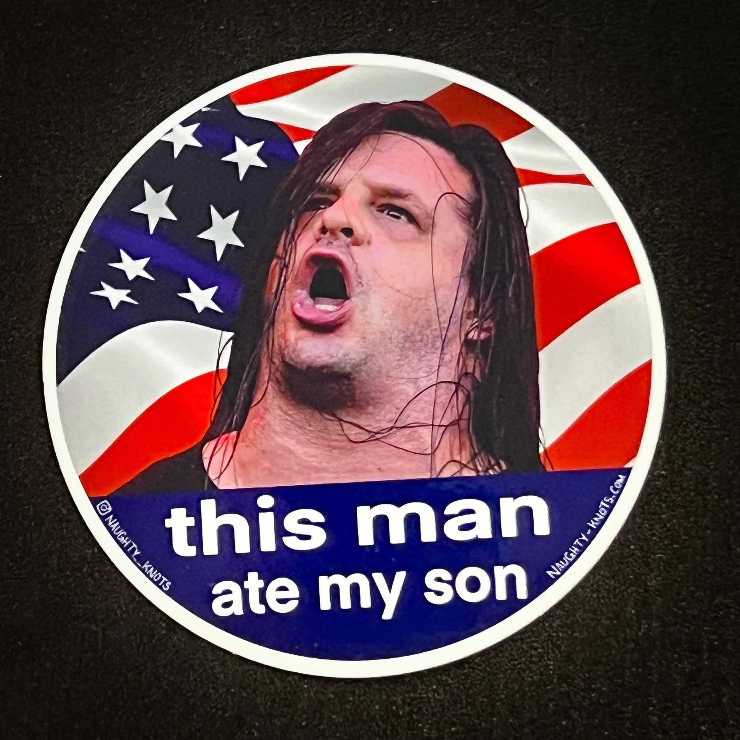 This Man Ate My Son Corpsegrinder Sticker