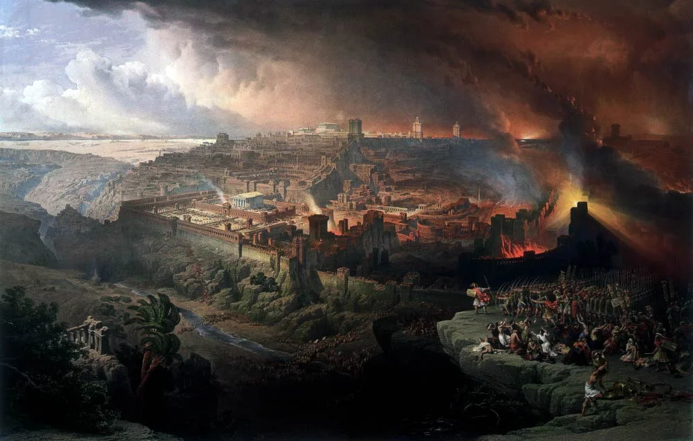 The Siege and Destruction of Jerusalem by the Romans Under the Command of Titus, A.D. 70 by David Roberts