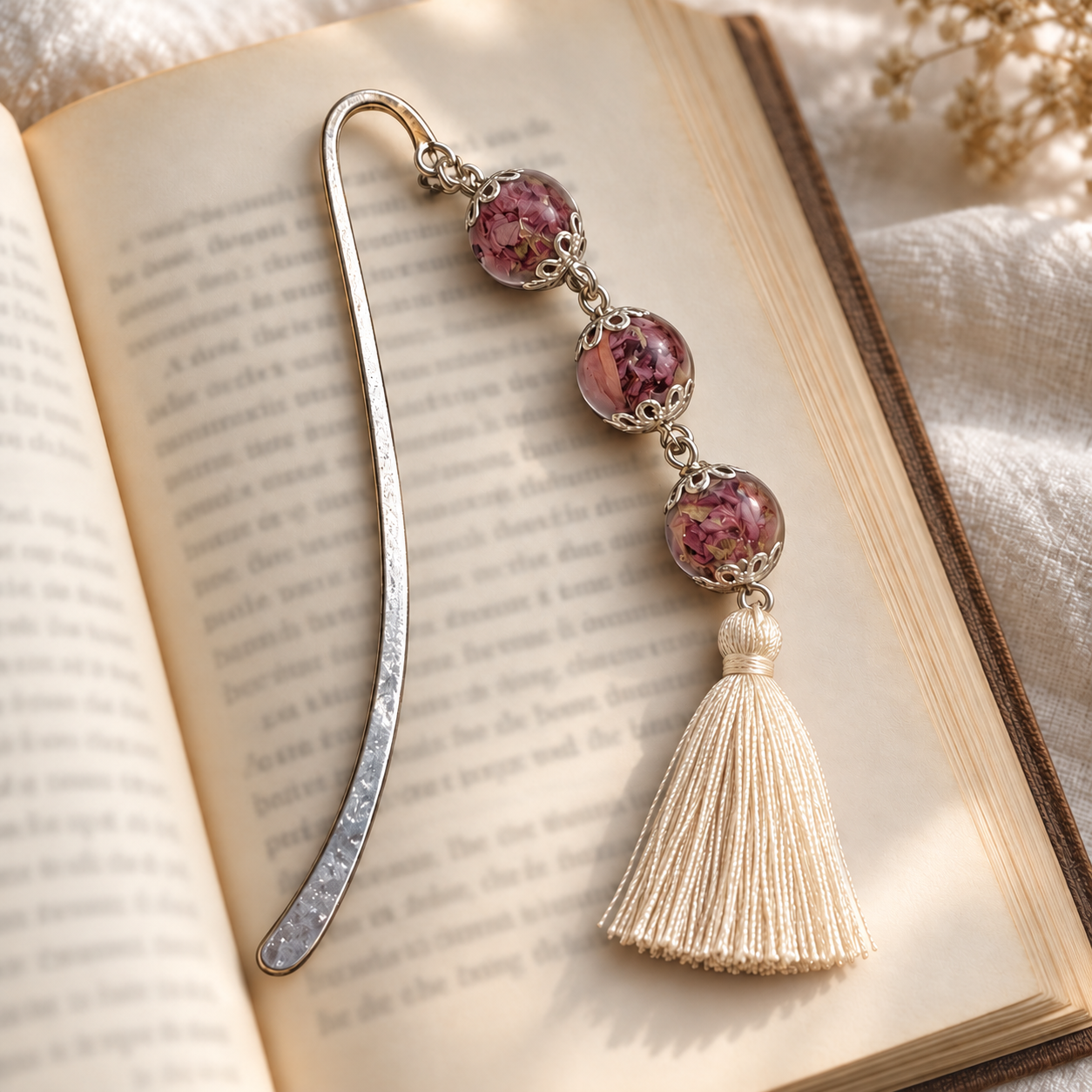 Custom Memorial Bead Bookmark