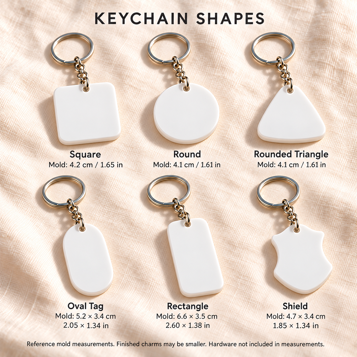 Personalized Resin Keepsake Keychain