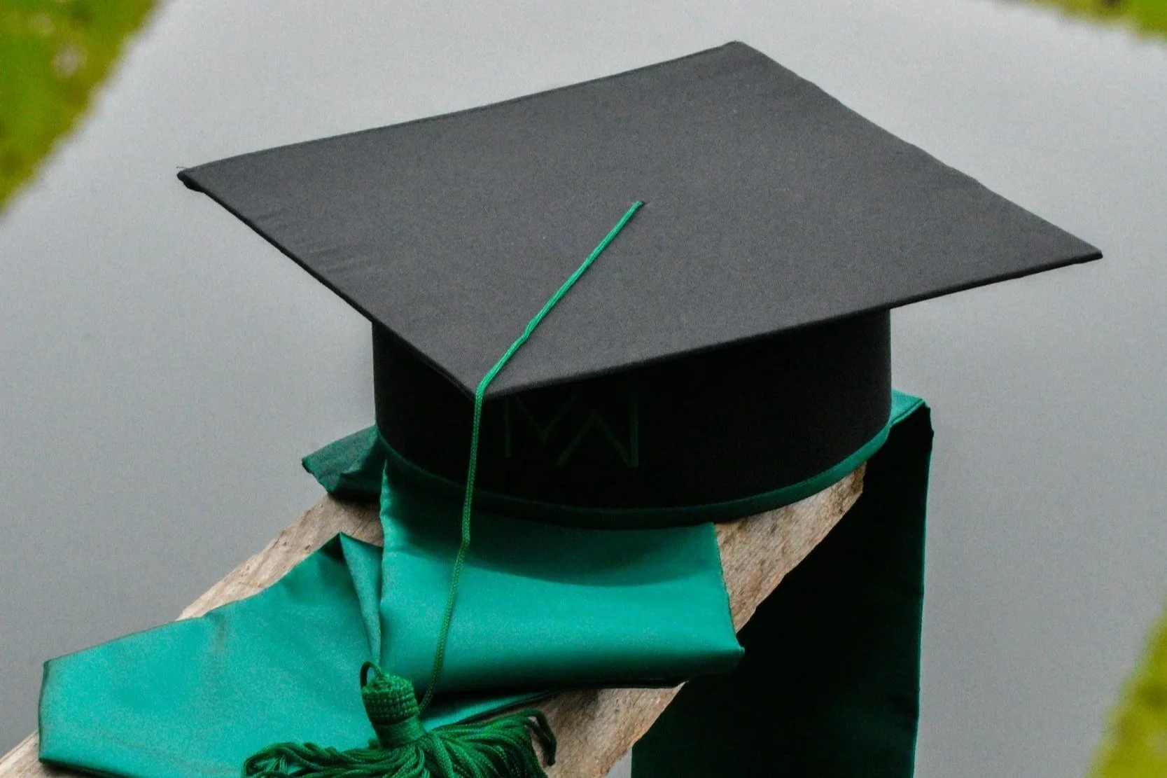 Graduation cap representing personalized graduation journals.