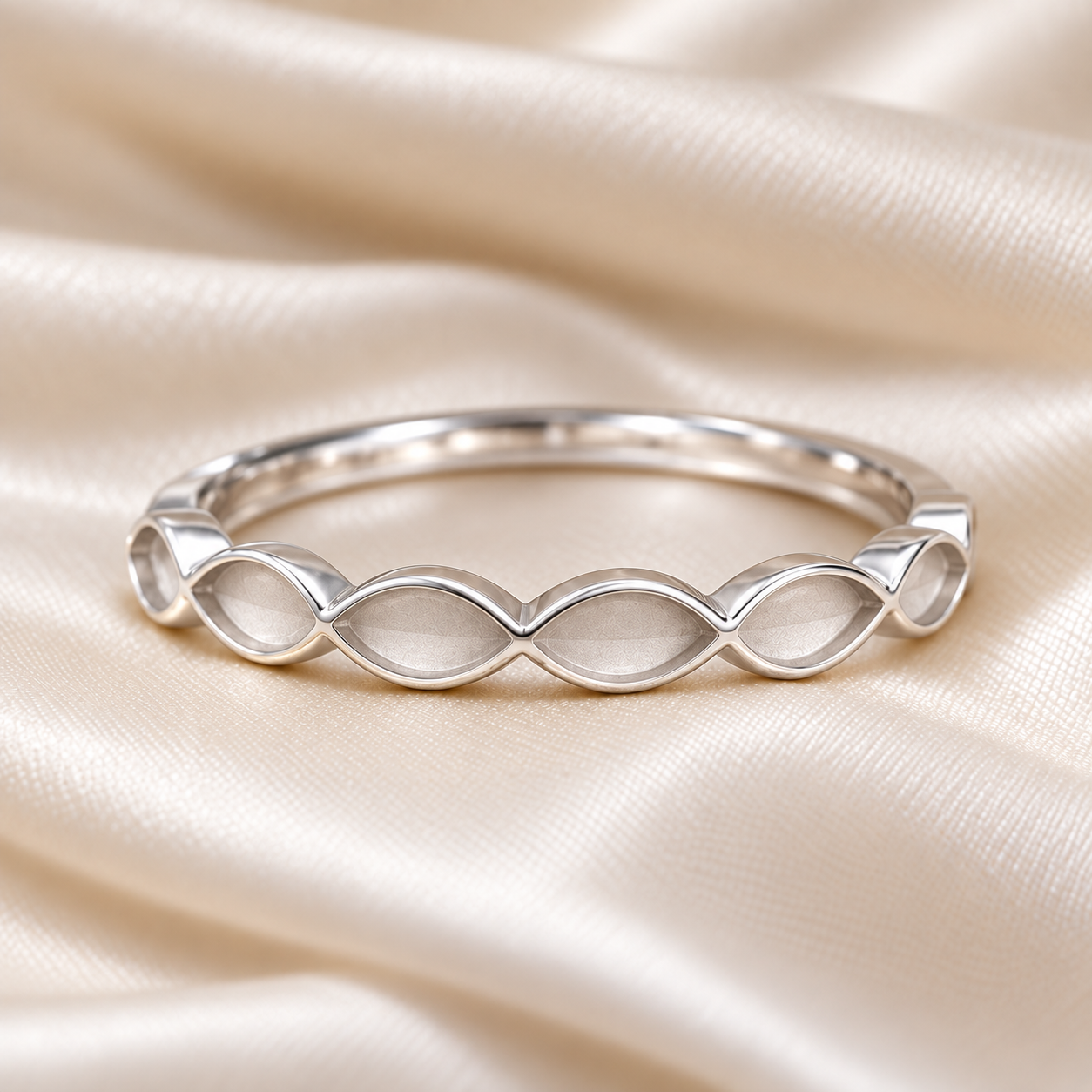 Marquise Stackable Keepsake Ring