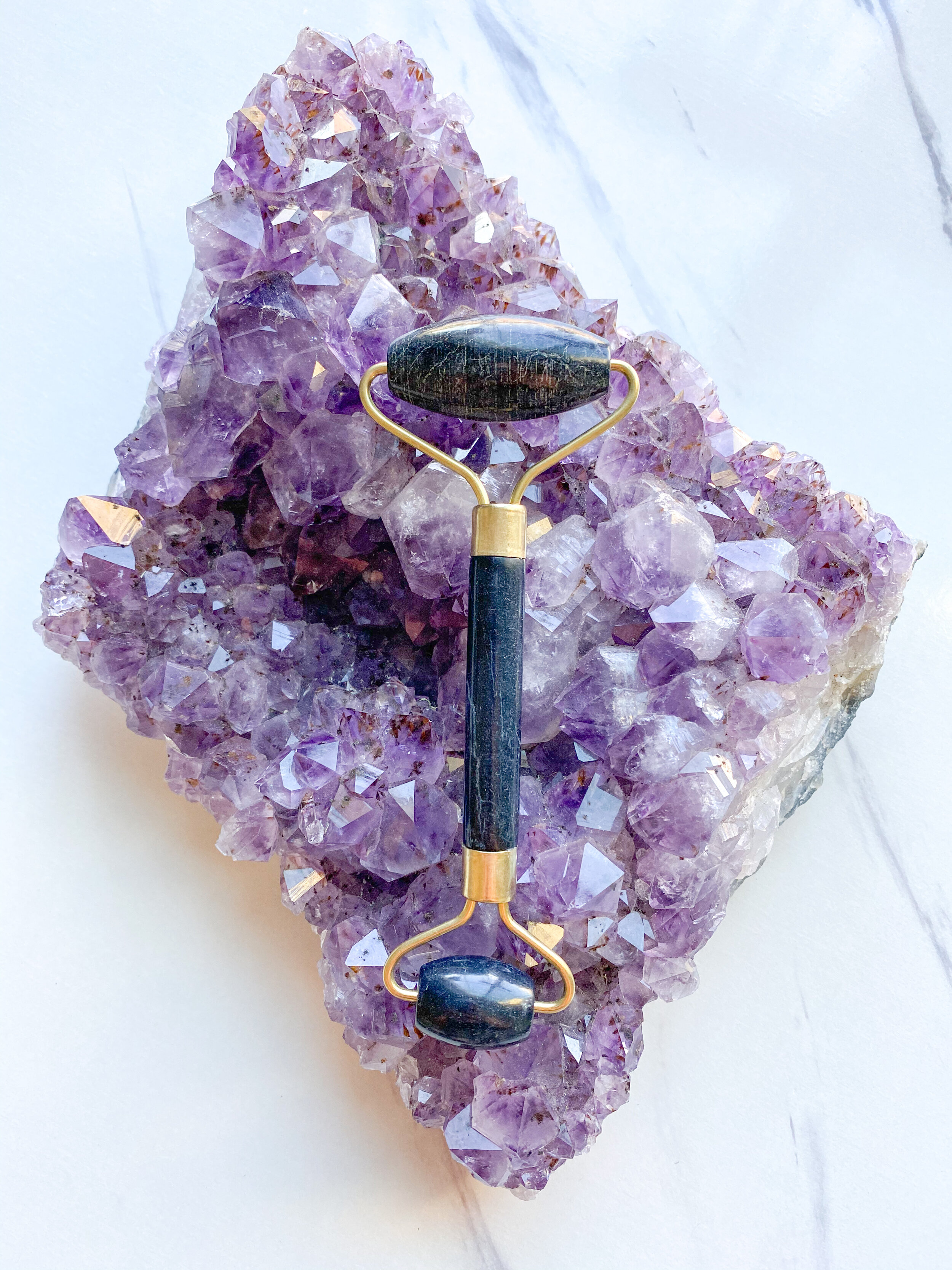 Black Jade Face Roller // Double Sided