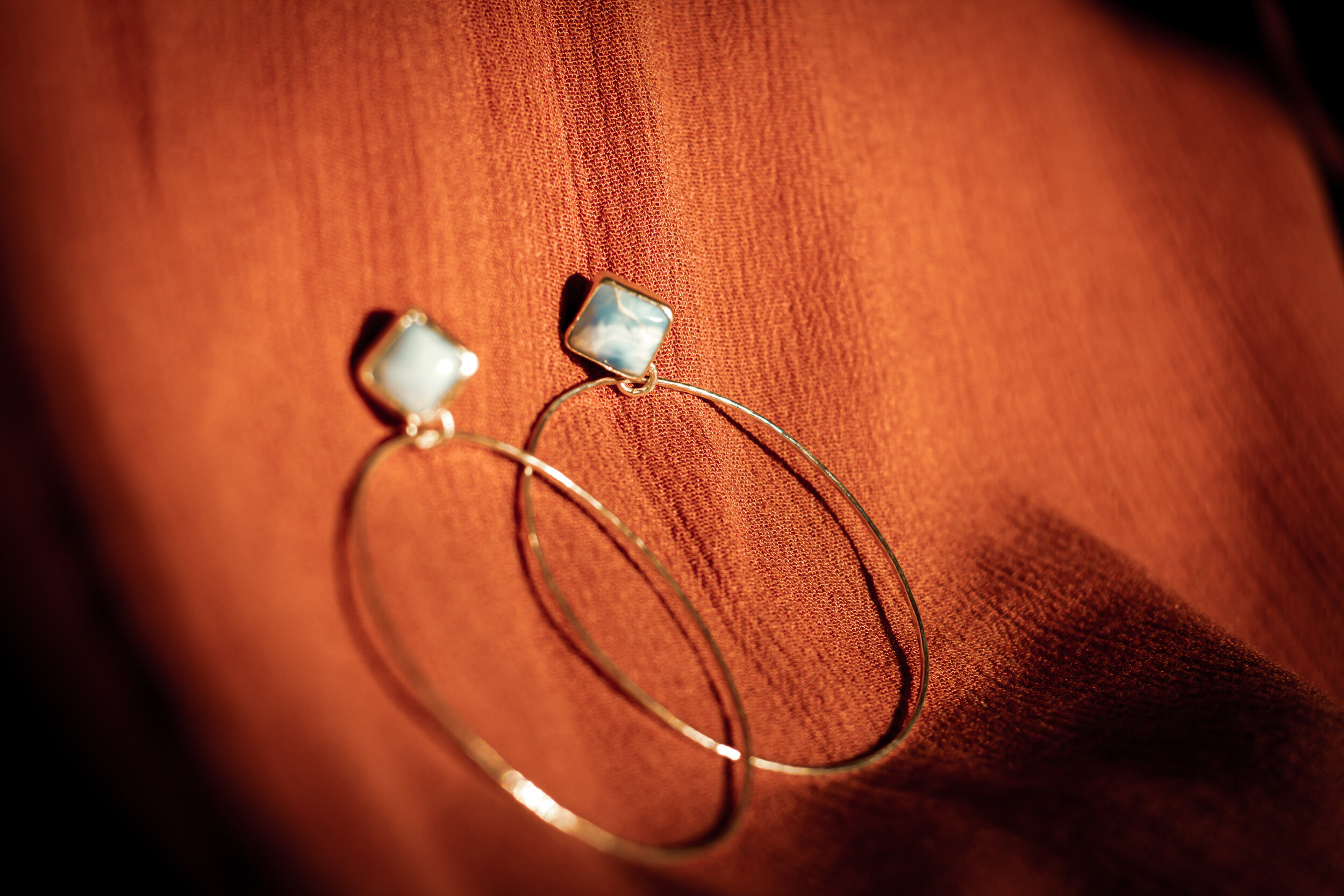 Larimar Hoops 