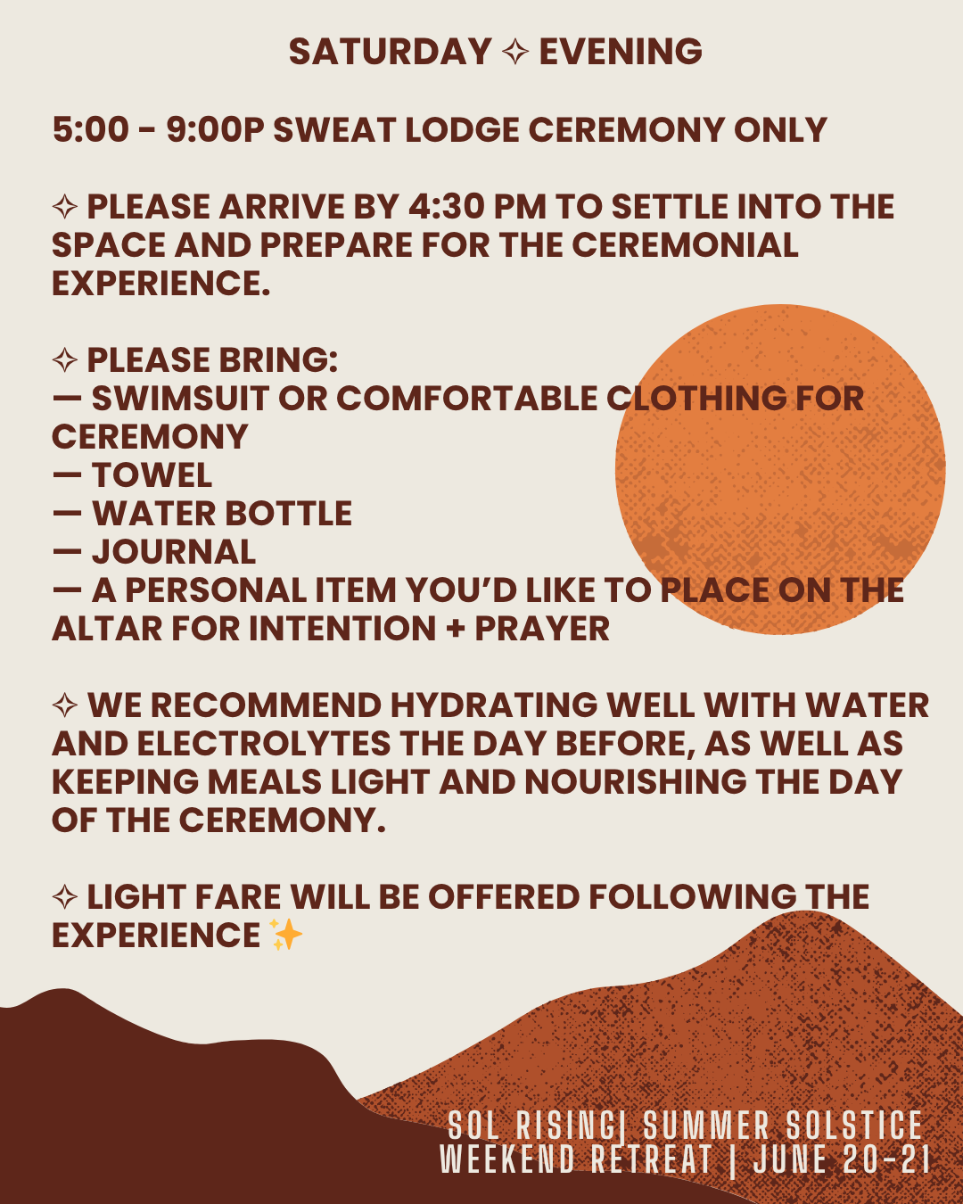 Spirit Sweat Lodge with Ron Interpreter