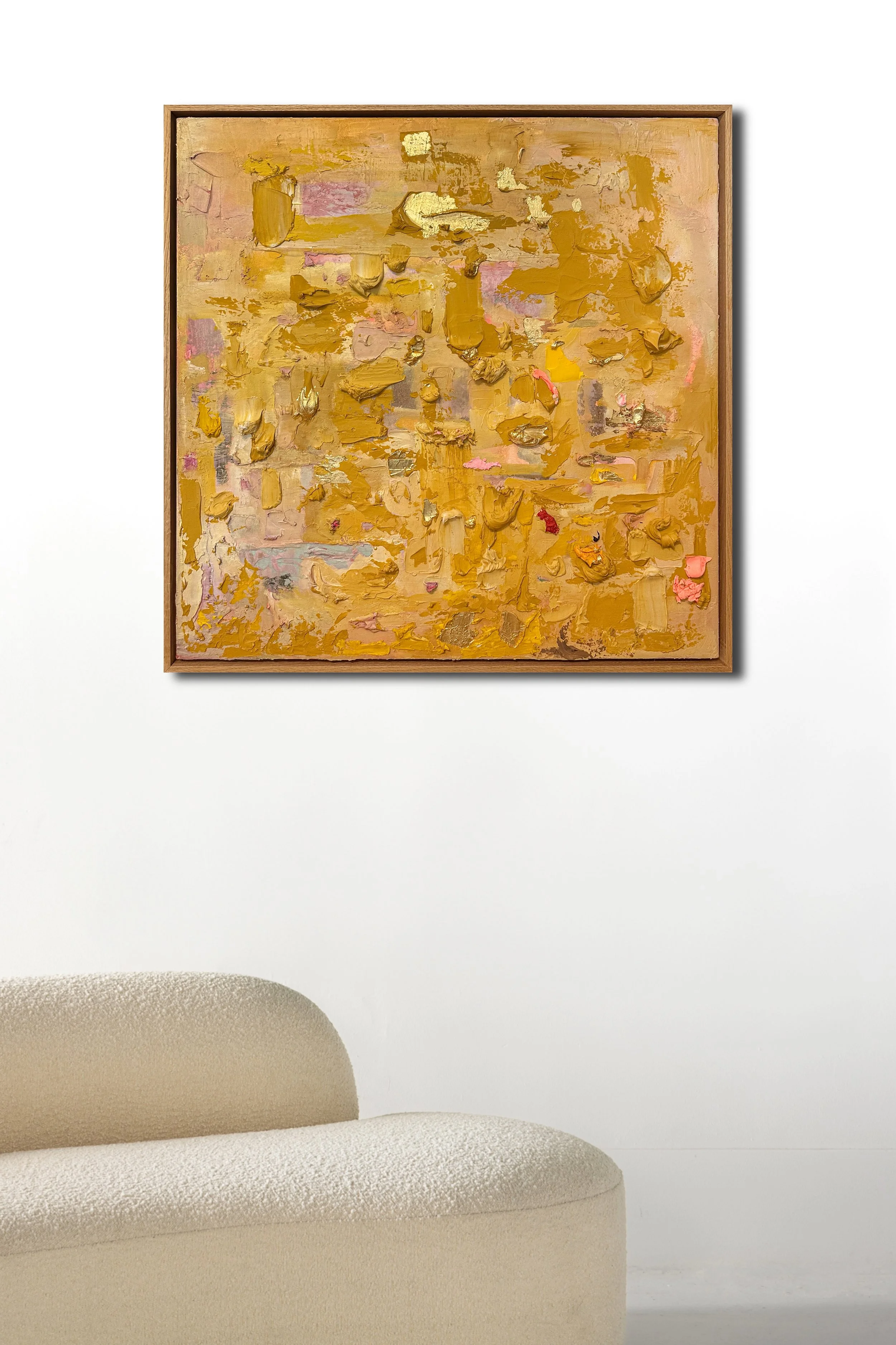 Untitled 19
125 × 125 cm Acrylic on canvas Natural Oak frame $8,000