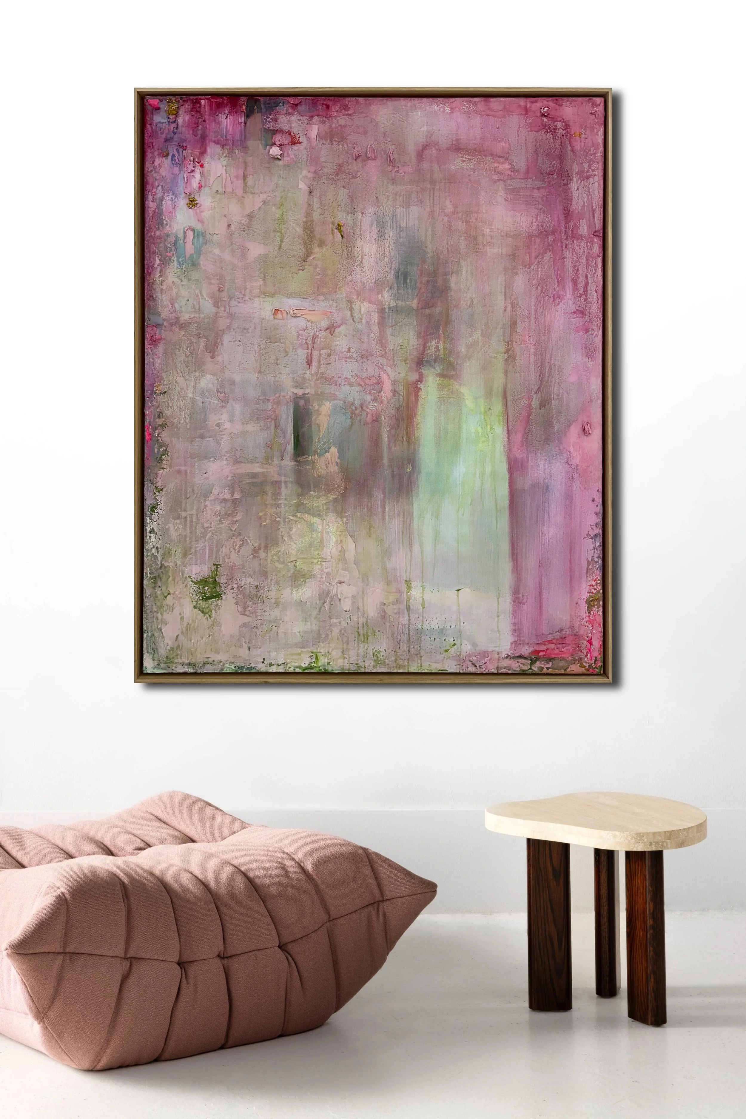 Butler's Pantry
125 × 155 cm Acrylic on linen Natural Oak frame $10,000