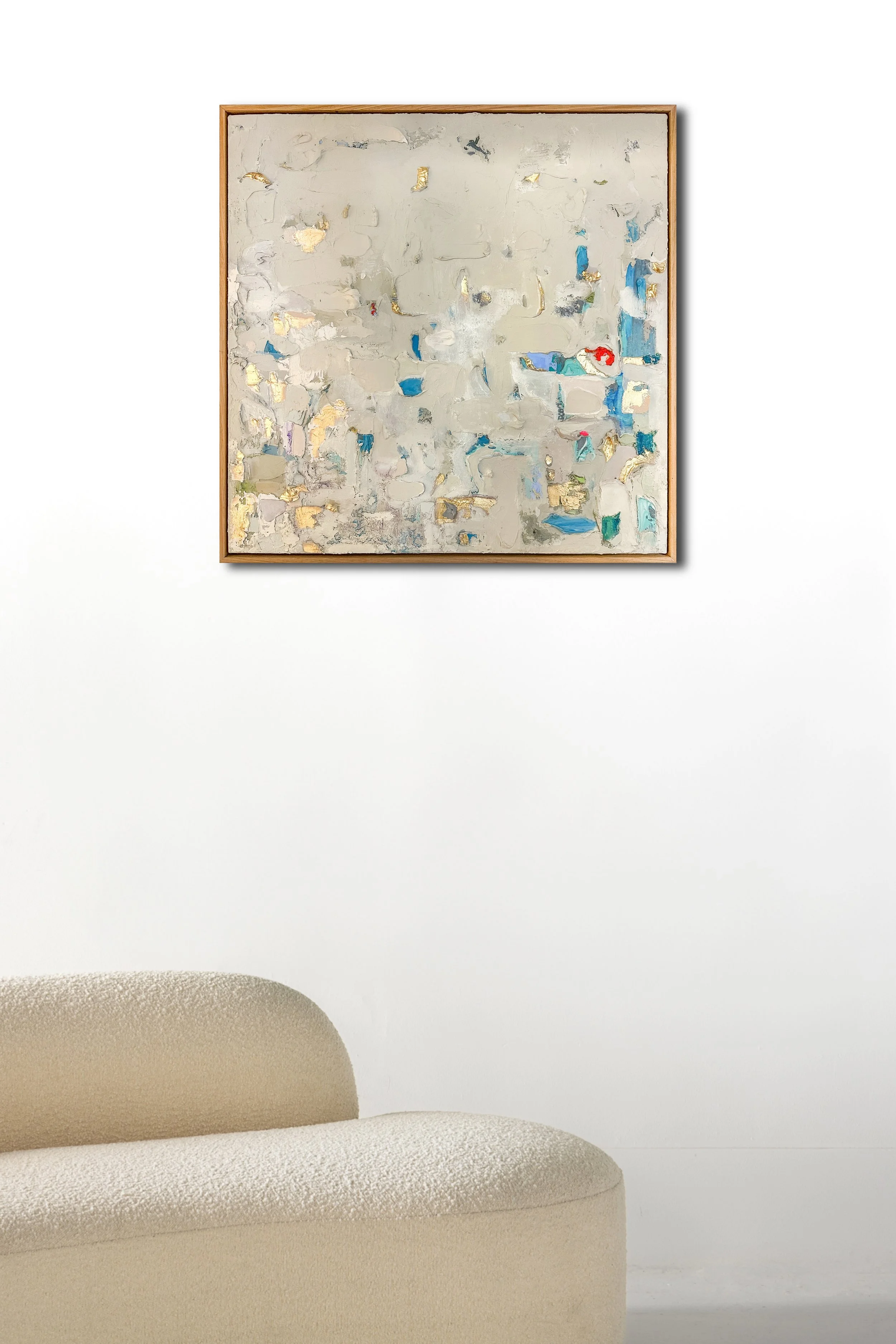 Untitled 18
125 × 125 cm Acrylic on canvas Natural Oak frame $8,000