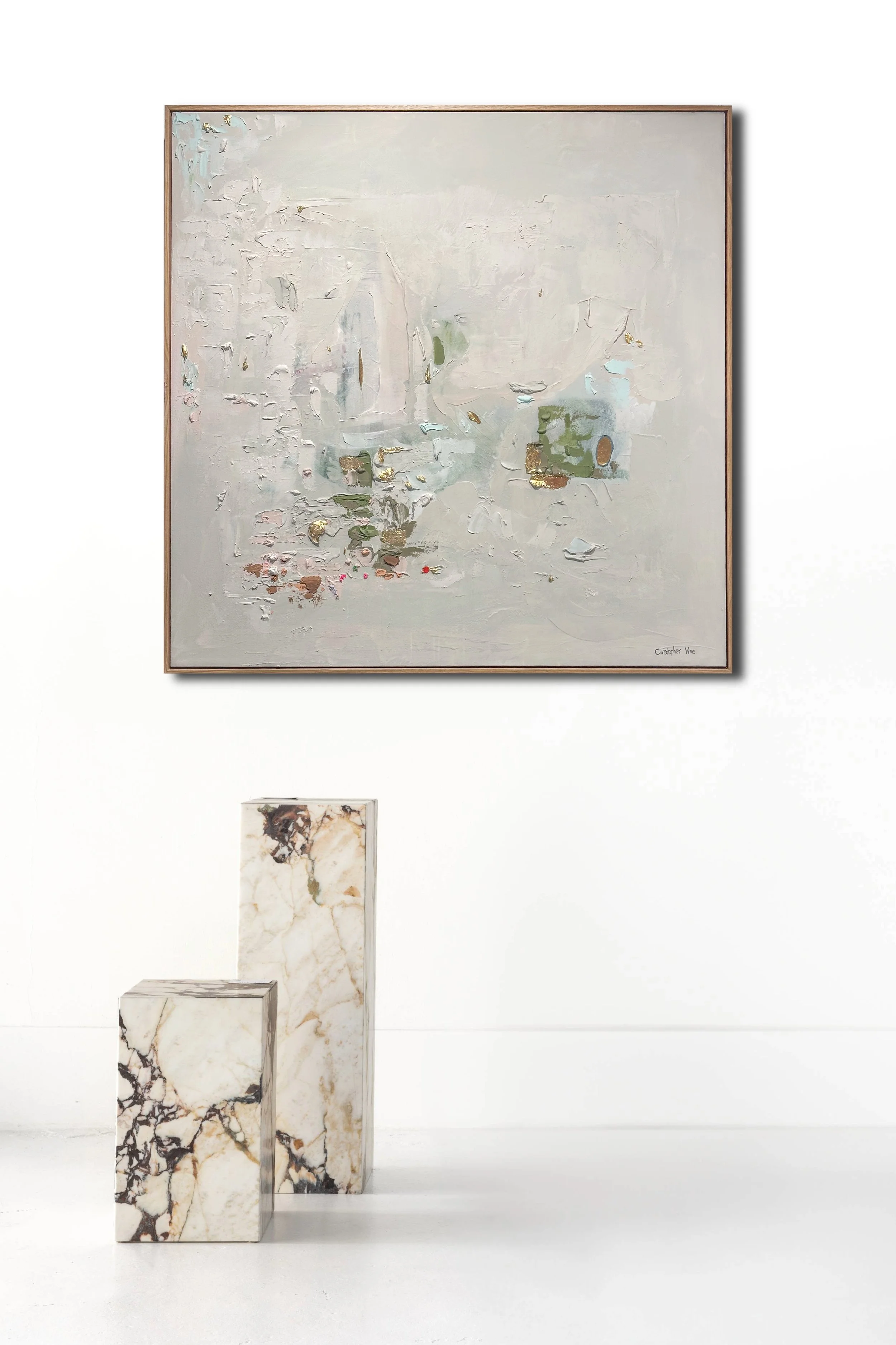 Untitled 15
125 × 125 cm Acrylic on canvas Natural Oak frame $8,000