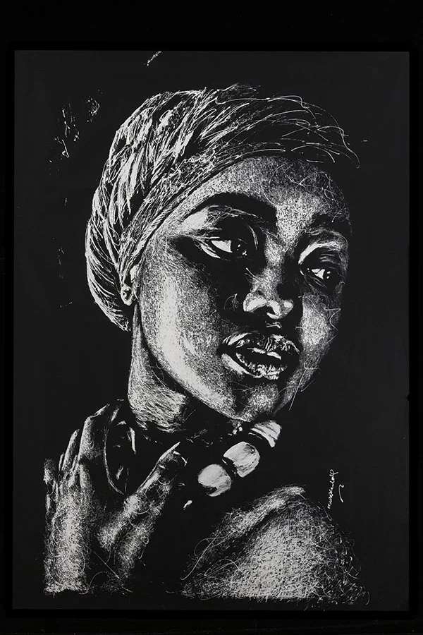   Untitled, 2023   Acrylic on cotton  50” x 71” 